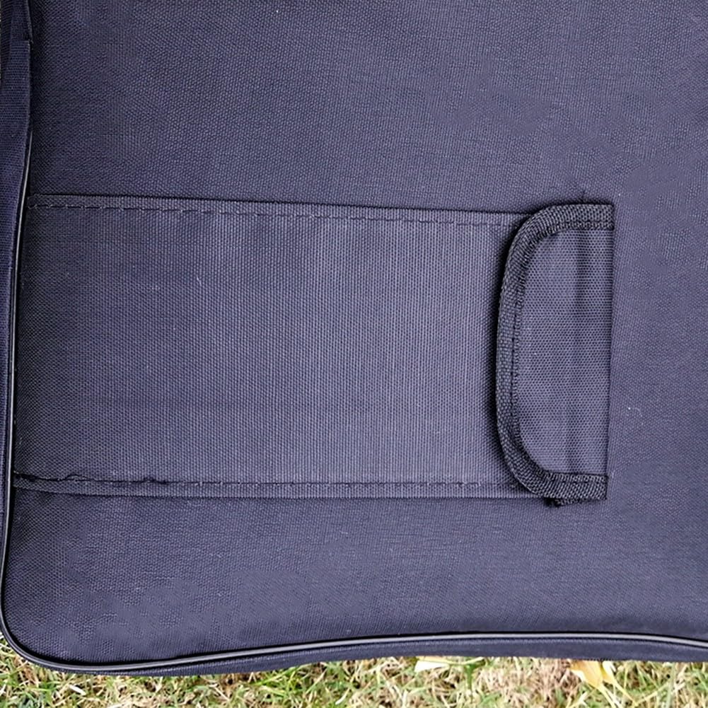 Lecreatekit Borsa per organi elettronici, custodia per tastiera a 61 tasti con doppie tasche, copertura in tessuto Oxford impermeabile per musica da viaggio