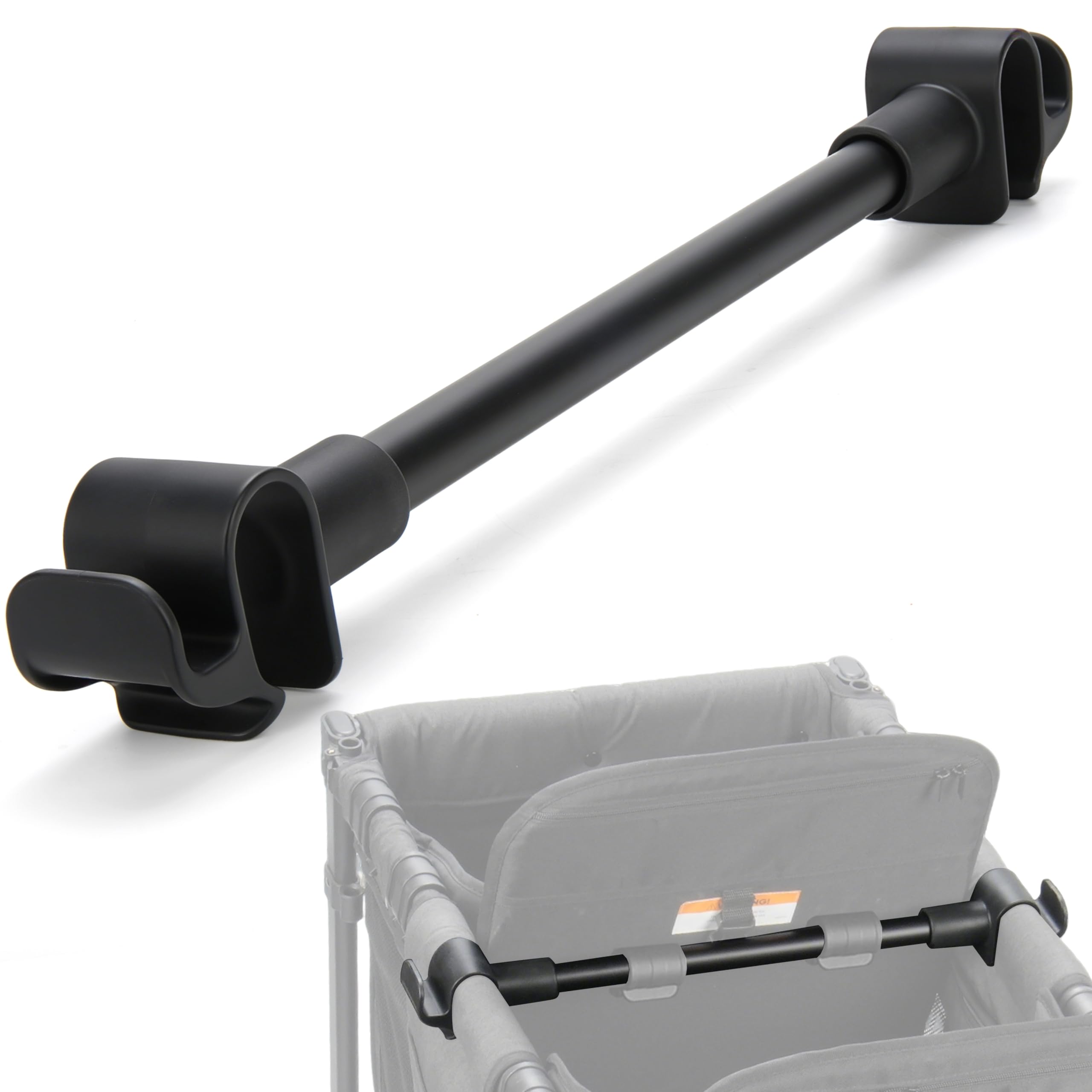 Forward-Facing Support Bar for Wonderfold Wagon Accessories W4 Elite/Luxe (4-Seater)，Bus-Style Seating Upgrade with Seat Fixing Function, Removable & Easy to Install