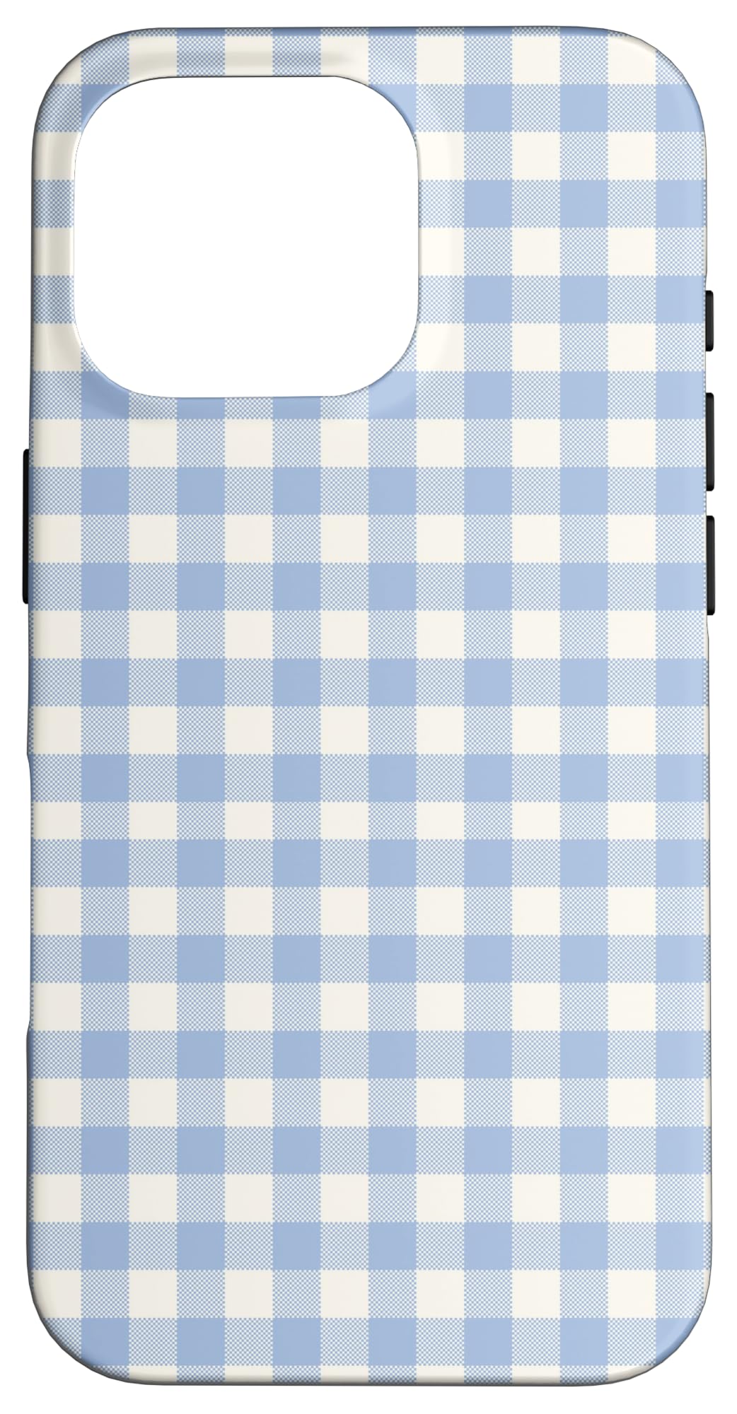 BLUE GINGHAM AESTHETIC Case for iPhone 16 Pro