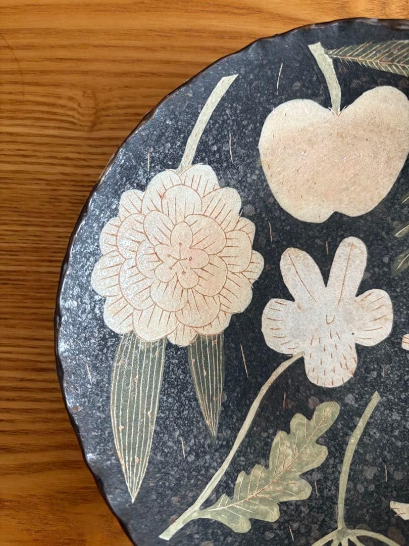 Amazon.co.jp: 鹿児島睦 正規品 初期作品 刻印 プレート 20cm うさぎ