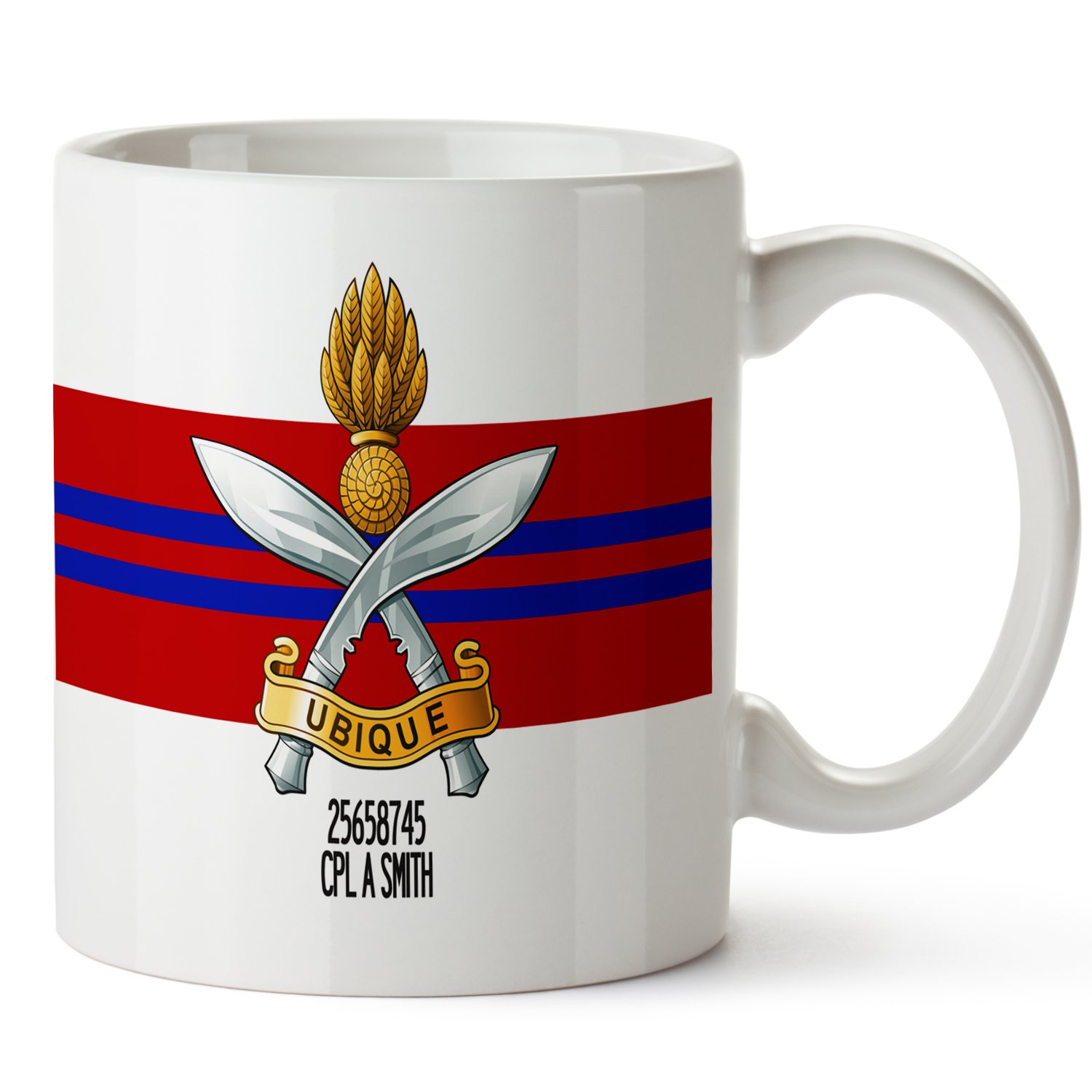 KRAFTYGIFTSPersonalised Queens Gurkha Engineers Mug Military Army Gift MM18