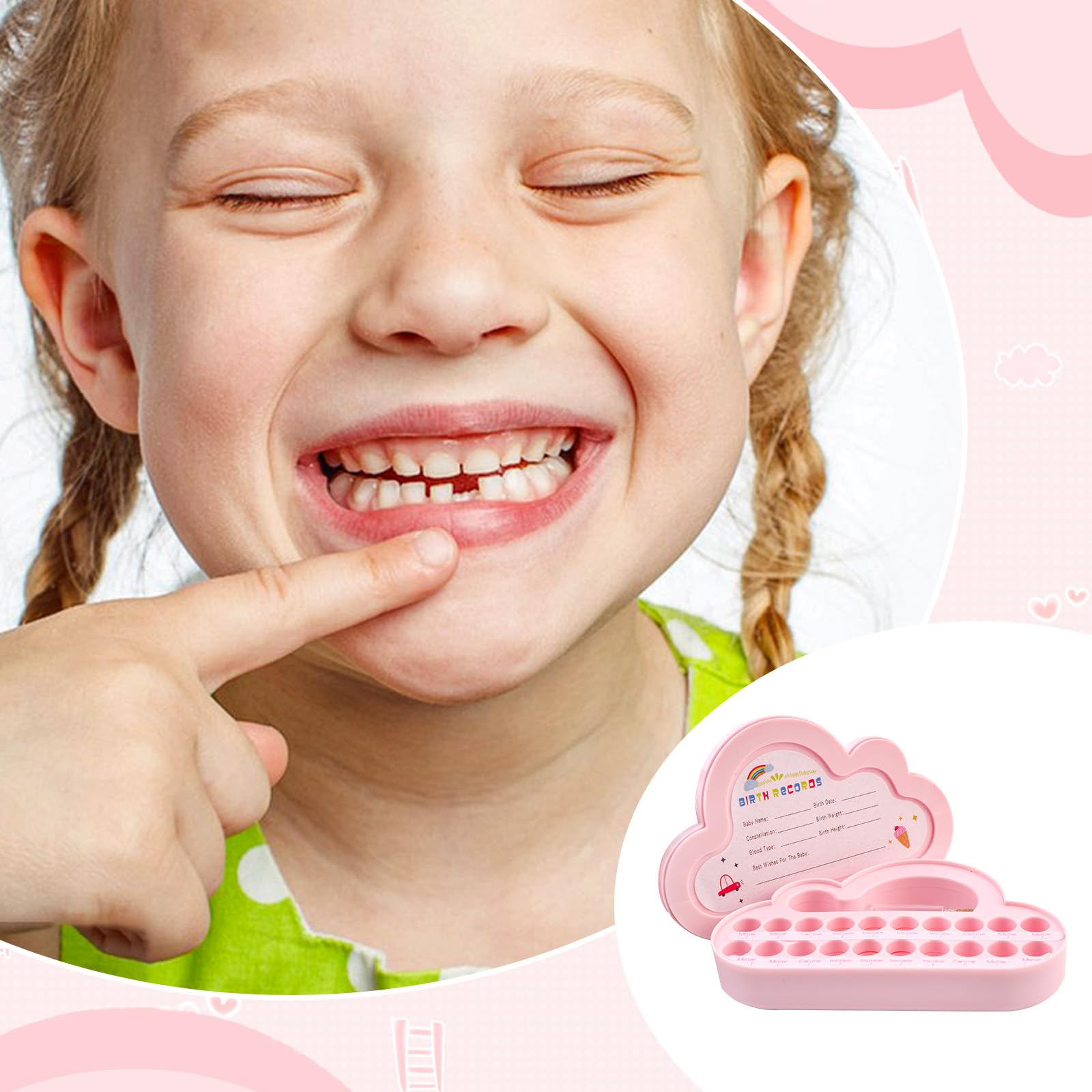 LALADUCK Tooth Fairy Keepsake Box For Boys & Girls - Tooth Holder & Storage Box for Kids' Lost Teeth