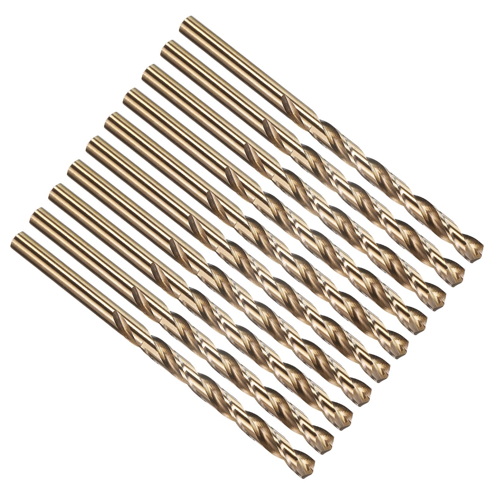PATIKIL 5.2mm Drill Bit #5 4341 High-Speed Steel for Thin Metal 10 Pack — image 1
