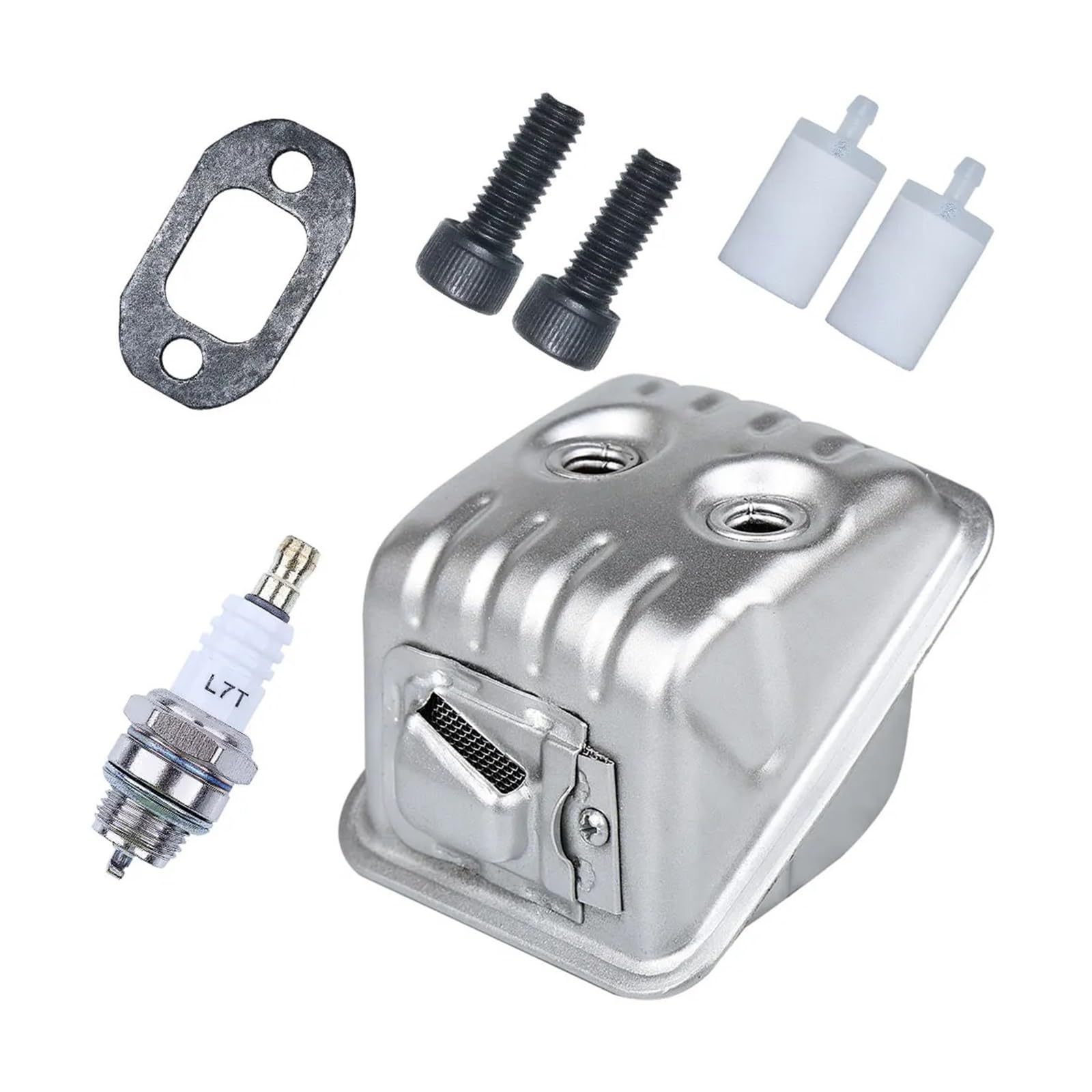 Kit de Filtro de Tornillo de Repuesto for Motosierra de Gasolina 450, 445 y 445e con bujía, OEM 544147702