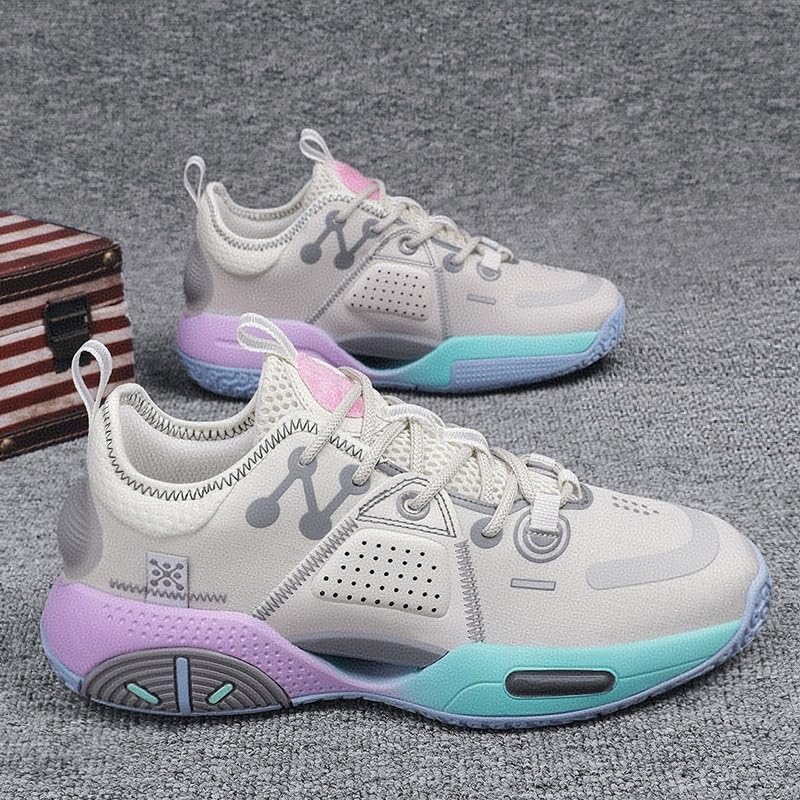 Zapatillas de baloncesto deportivas resistentes al desgaste y con agarre para correr 3