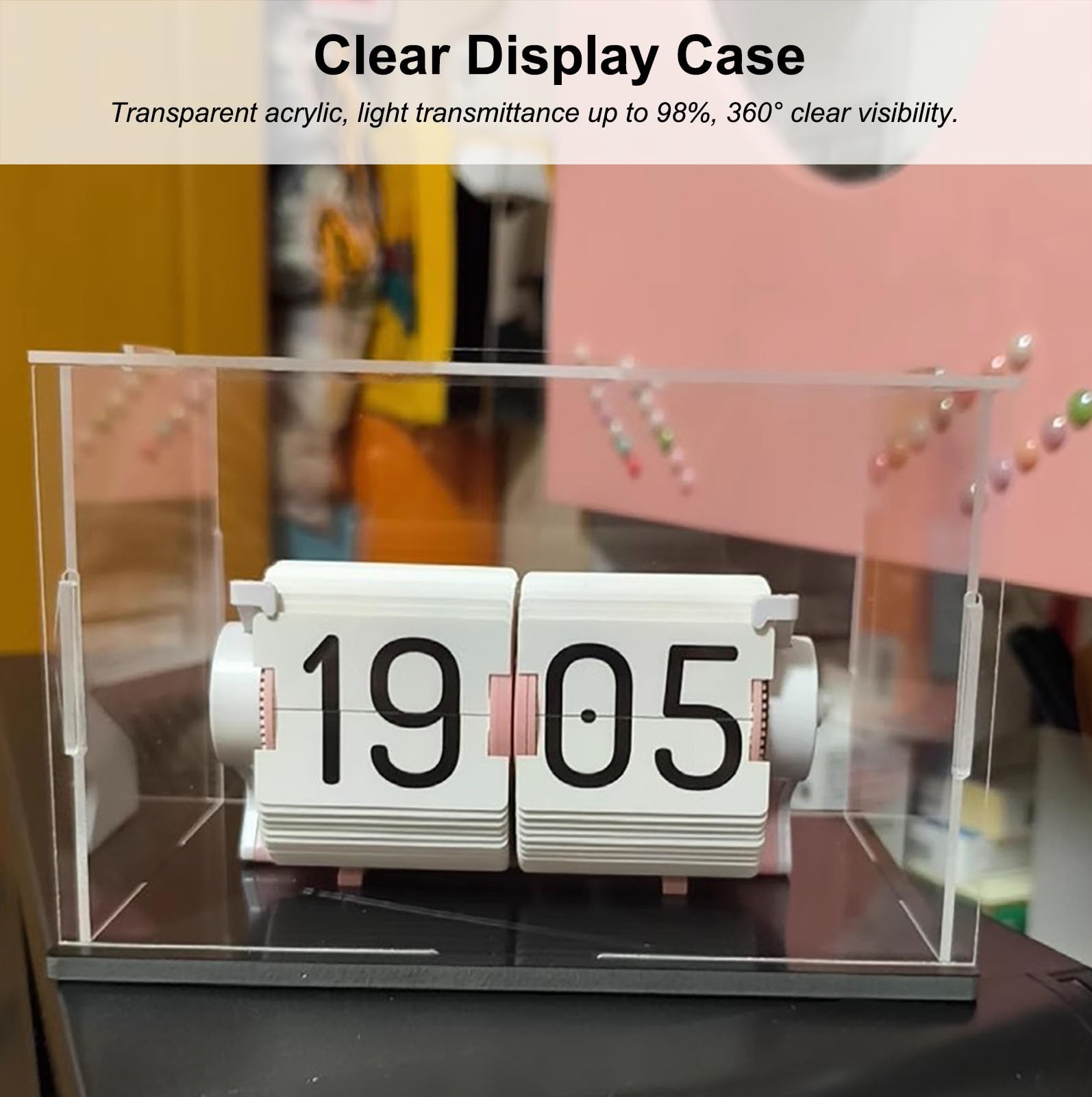 Amazon.co.jp: コレクションケース アクリル 大型で背の高い透明