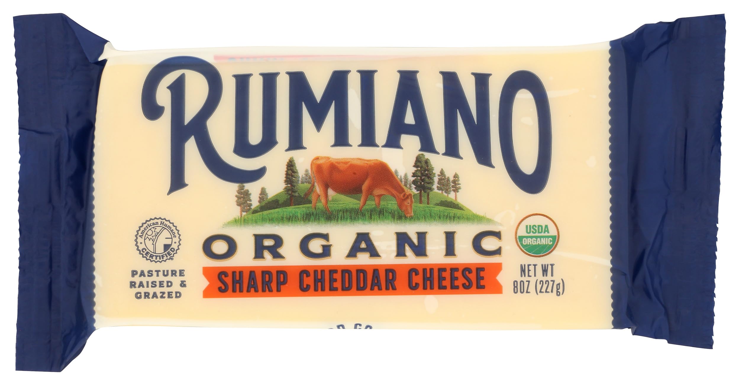 Rumiano Organic Sharp Cheddar Cheese, 8 oz