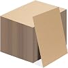 Calenzana 8.5x11 Corrugated Cardboard Sheets Set of 100, Flat Card Boards Inserts for Crafts, Packing, Shipping, Moving, Mailing
