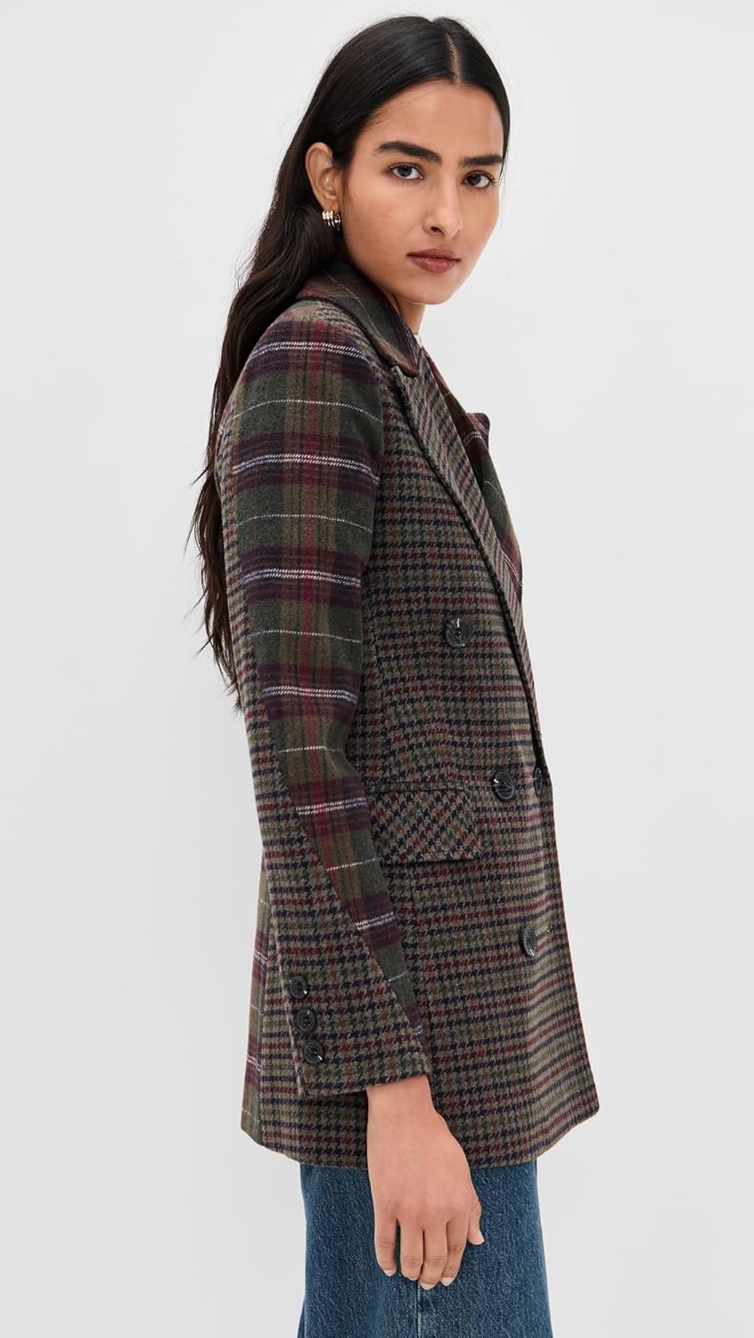 Avec Les Filles Women's Combo Collar Hourglass Blazer - Image 4