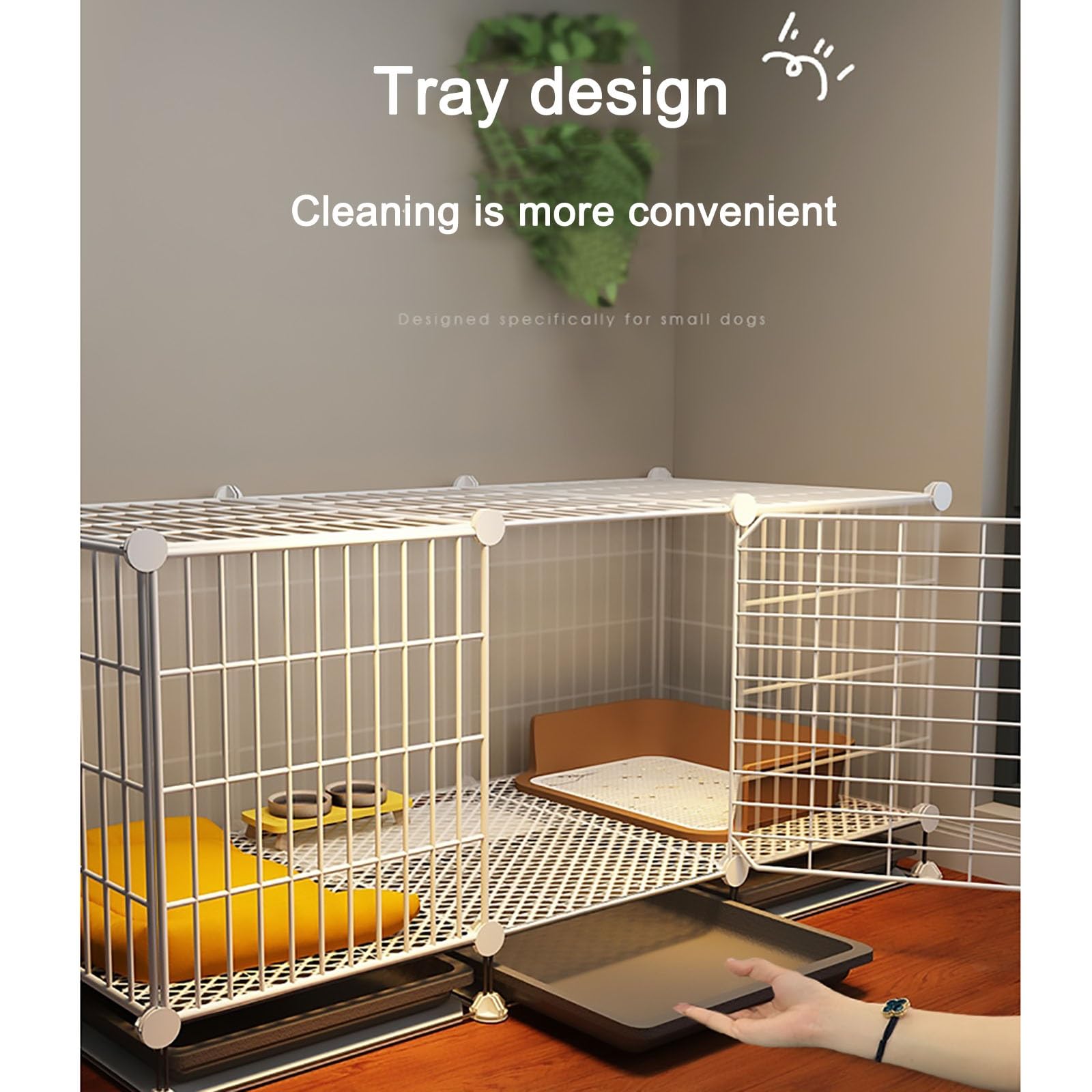 ハンドメイド 犬小屋 ドッグハウス 小型犬 フェレット うさぎ ペットハウス ケージ クレート Amazon.co.jp: 小型犬用屋内犬クレート、金属ワイヤーペットケージ