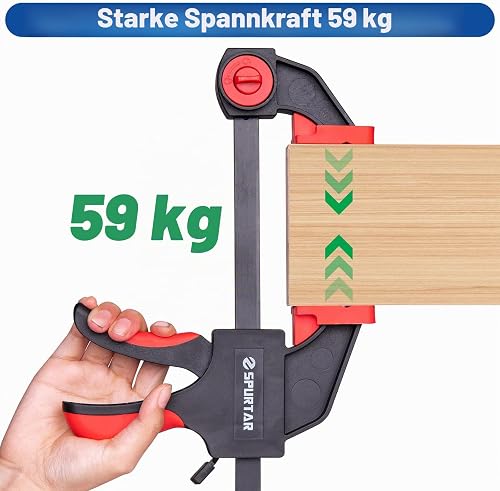 Spurtar Lot de 6 Serre Joint Menuisier de 150 MM et 300 MM - 8