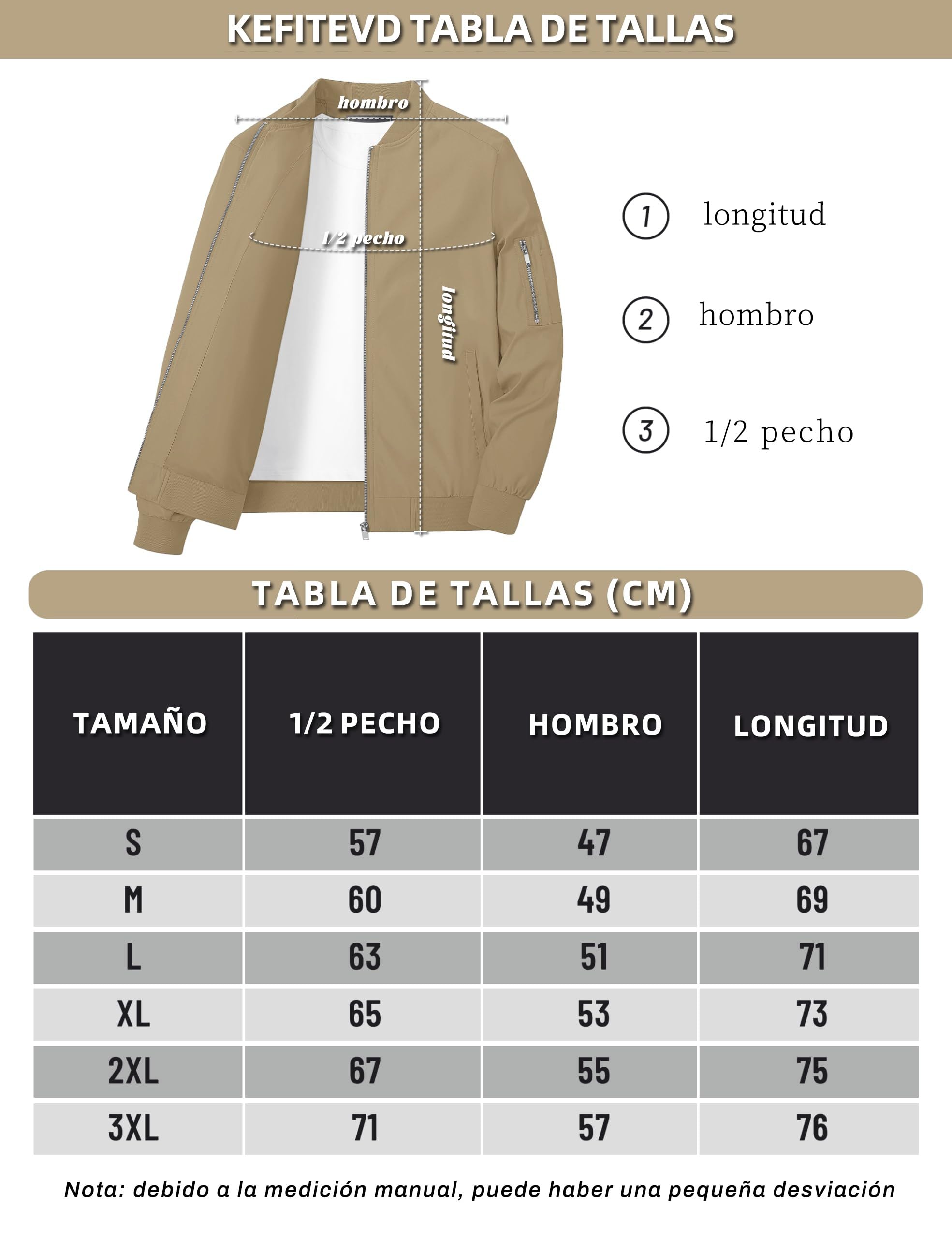 KEFITEVD Chaquetas De Béisbol Finas De Verano Para Hombres Chaqueta De Bombardero Casual Con Múltiples Bolsillos