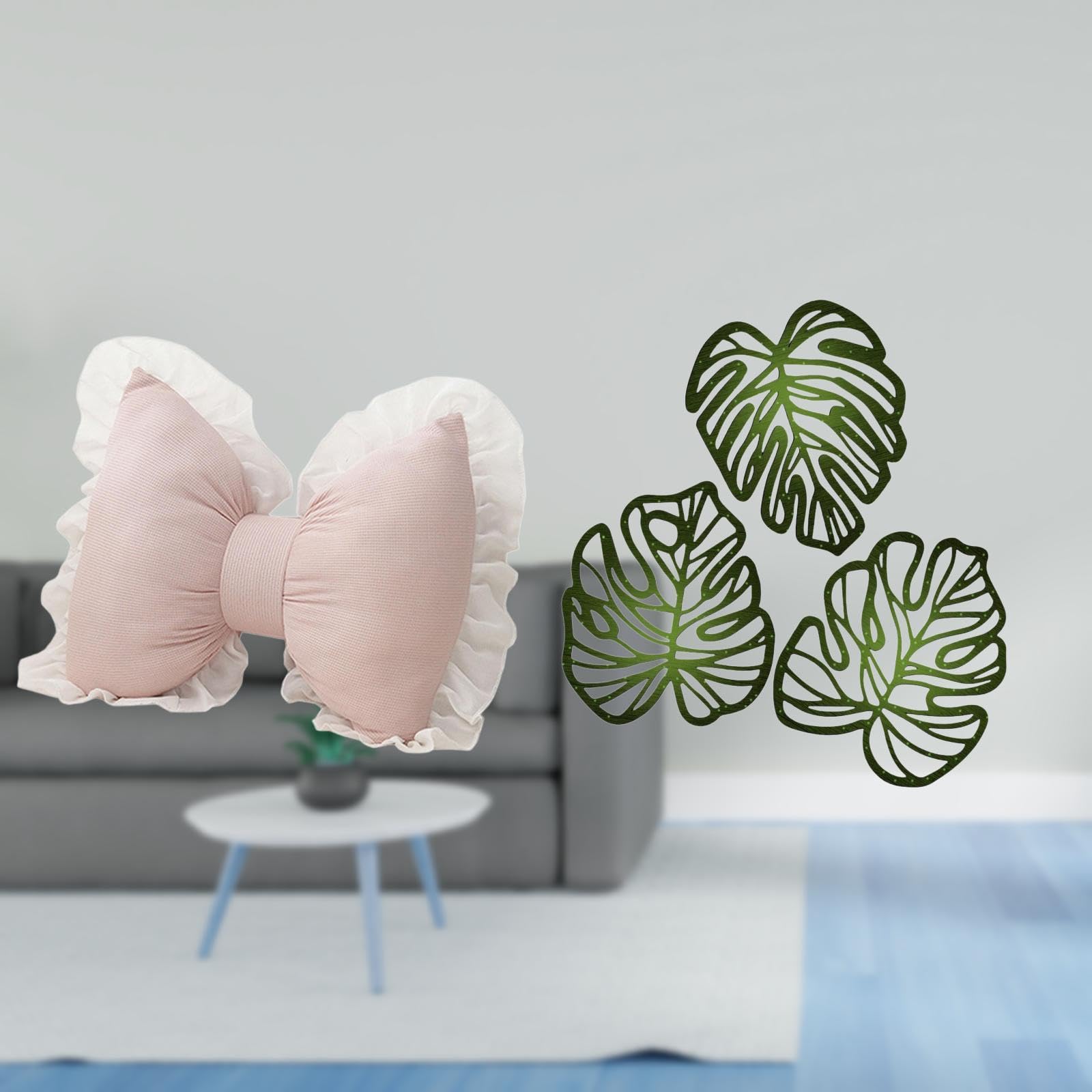 Enakshi® Palm Bow Cushion Sofa Modern Home Decor Comfortable Bedside Study Office Chair Farmhouse Indoor Creative Tropical Jungle Art|Home & Garden | Home Decor | Pillows-image-33