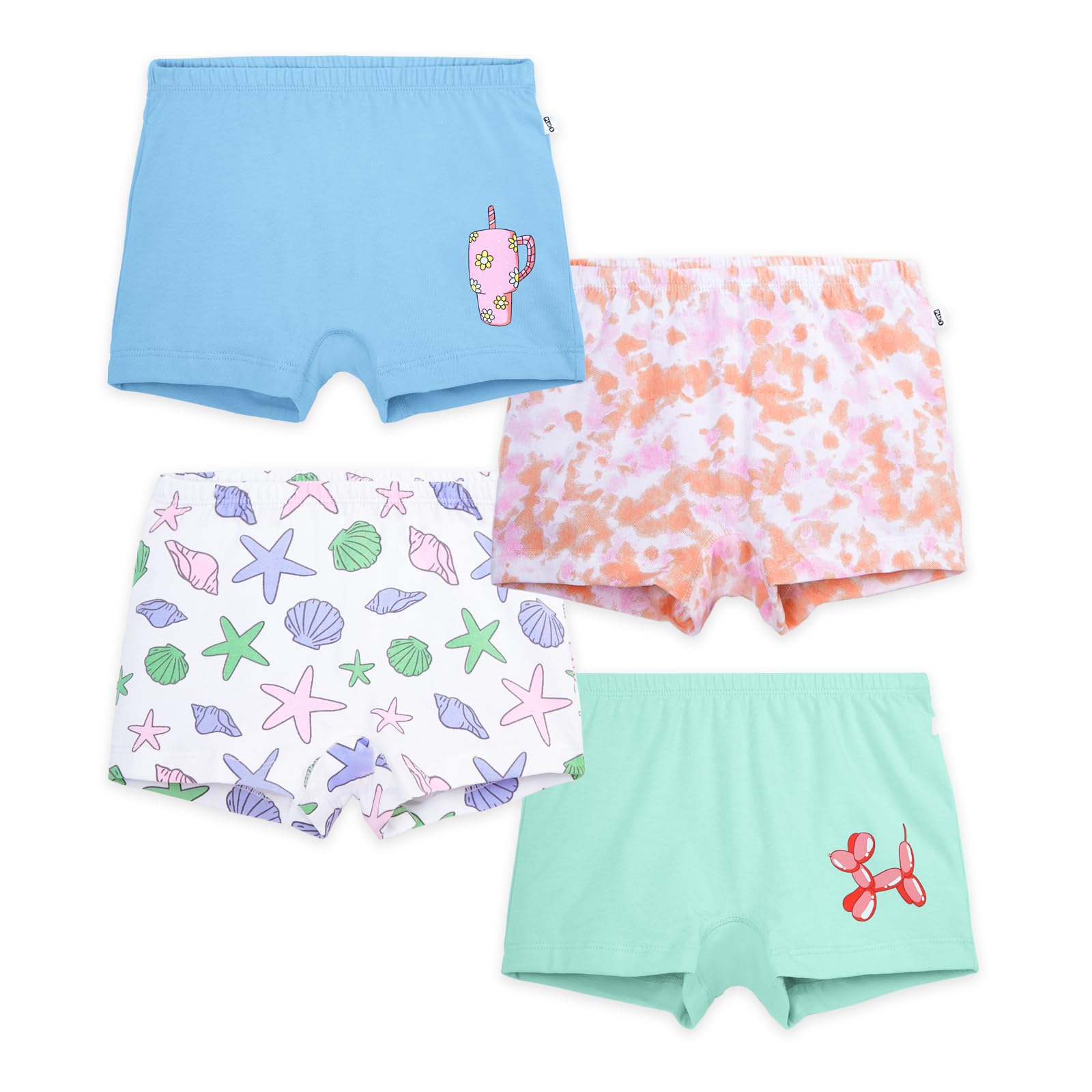 YouGotPlanB Cotton Boxers for Girls | Ages 2-16 Years | Relaxed Fit | Gentle Elastic Waistbands | Breathable & Tagless-image-1