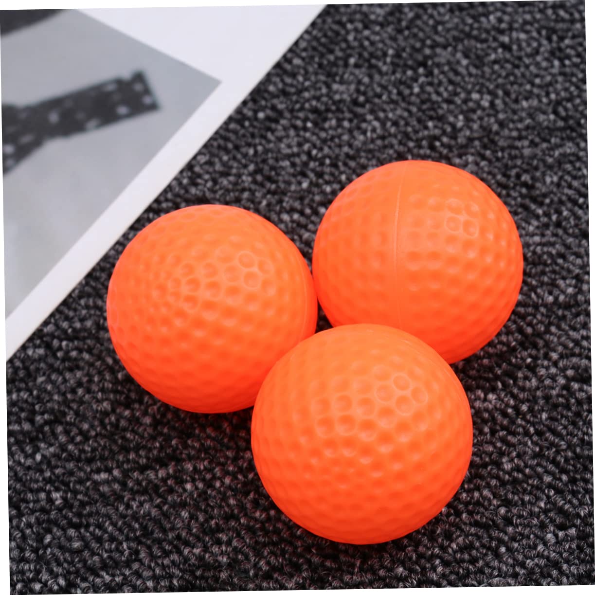 BESPORTBLE for Indoor Practice 22pcs Soft Orange Training Balls Non-Porous Safe for Home Office