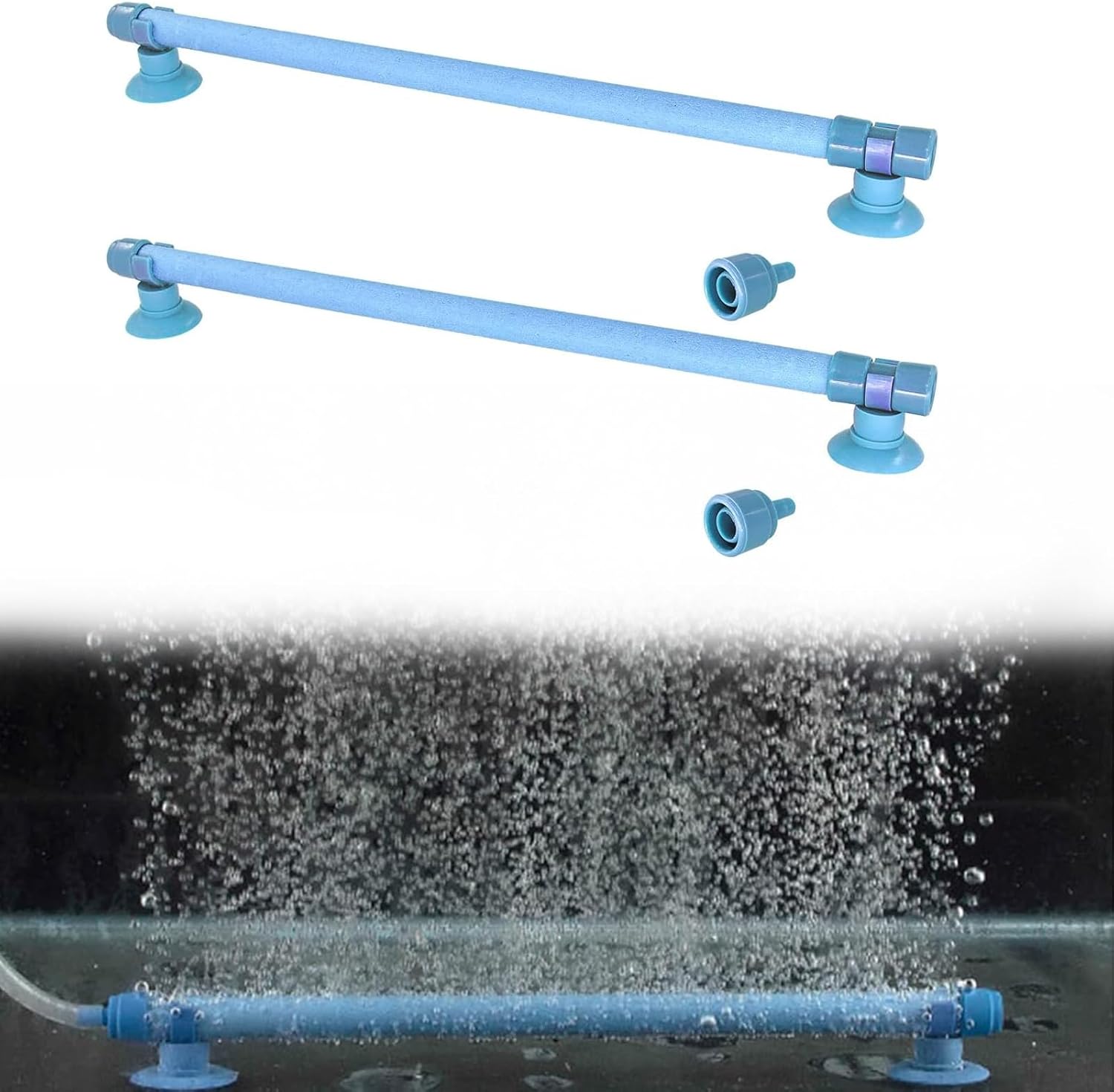 Botuk 2PCS Fish Tank Air Stone 10 inch Air Bubbler for Fish Tank