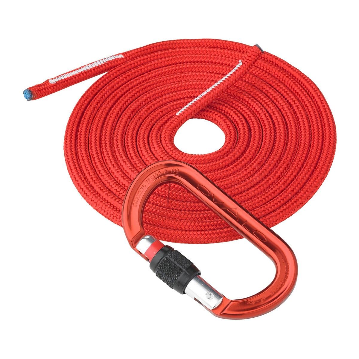 AUSTRIALPIN DYNA.MIT Reepschnur mit OVALO Karabiner - Mischgewebeschlingen, Länge:290cm;Farbe:rot