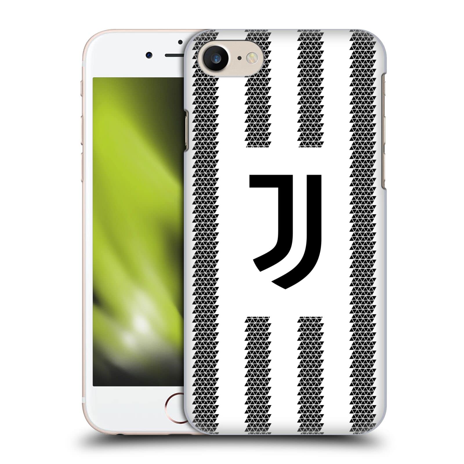 Head Case Designs Licenza Ufficiale Juventus Football Club Home 2022/23 Kit Partita Custodia Cover Dura per Parte Posteriore Compatibile con Apple iPhone 7/8 / SE 2020 & 2022