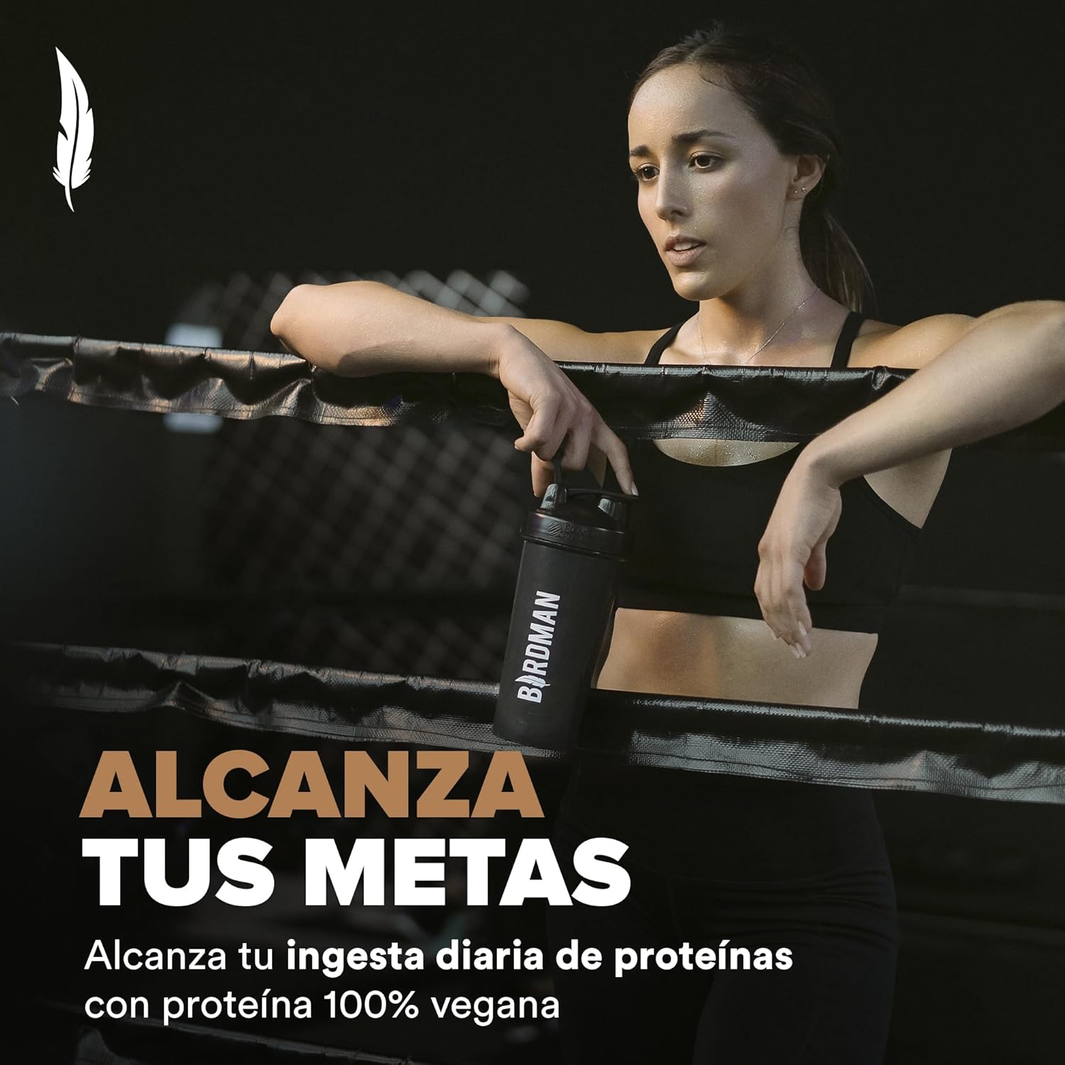 Birdman Falcon Performance Proteina Premium En Polvo, 30gr proteina, 3gr Creatina, Sin Inflamacion, Sin Acne, 10 Sobres Sabor Choco Bronze 420gr