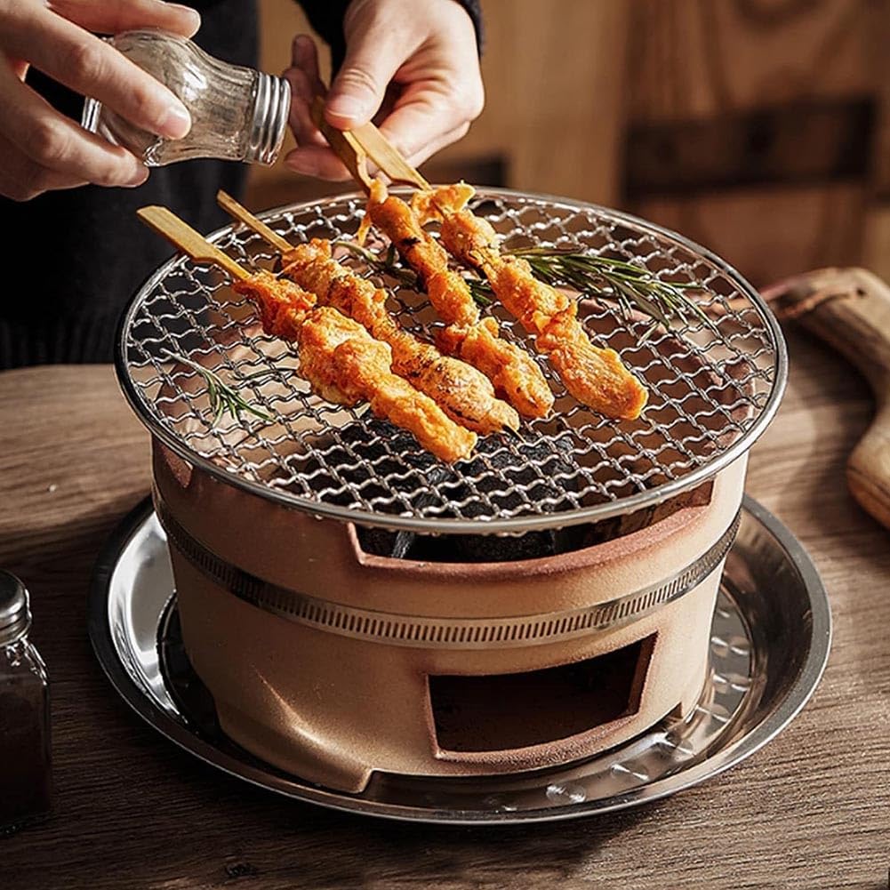 Kratka do grillowania, Okrągły stojak chłodzący-grill ze stali nierdzewnej grill z(D25cm)