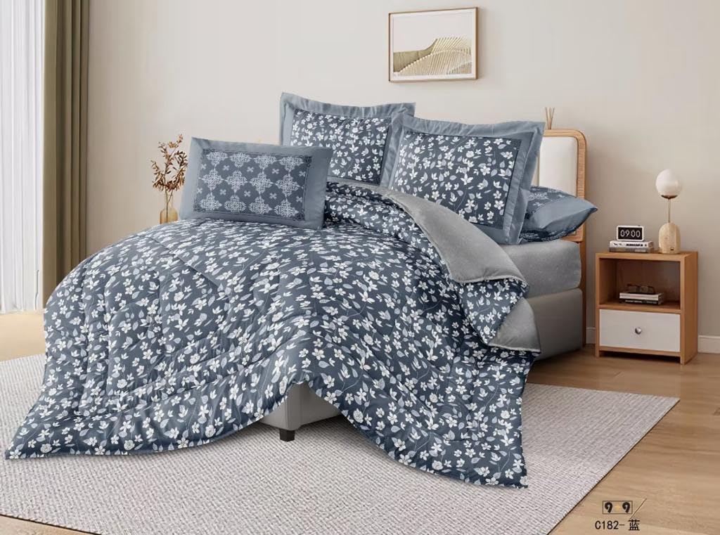 Premium Quality Soft Brushed Microfiber Fabric King Size 3 Pcs Bed Sheet Set [1 Flat Sheet (W 270 X L 250) + 2 Pillowcases (75 X 50)]