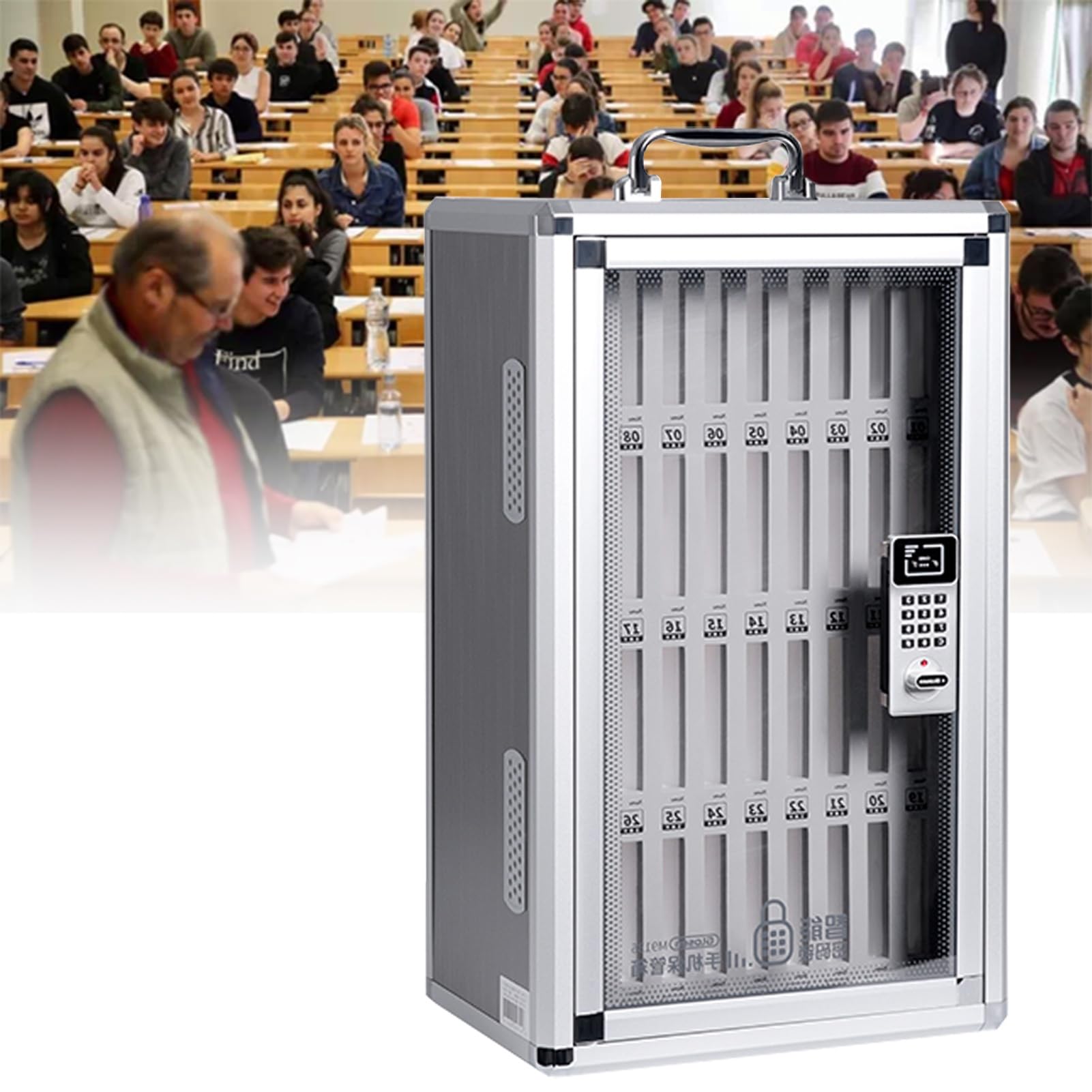 Organiseur multi-compartiments pour examens avec 36 emplacements