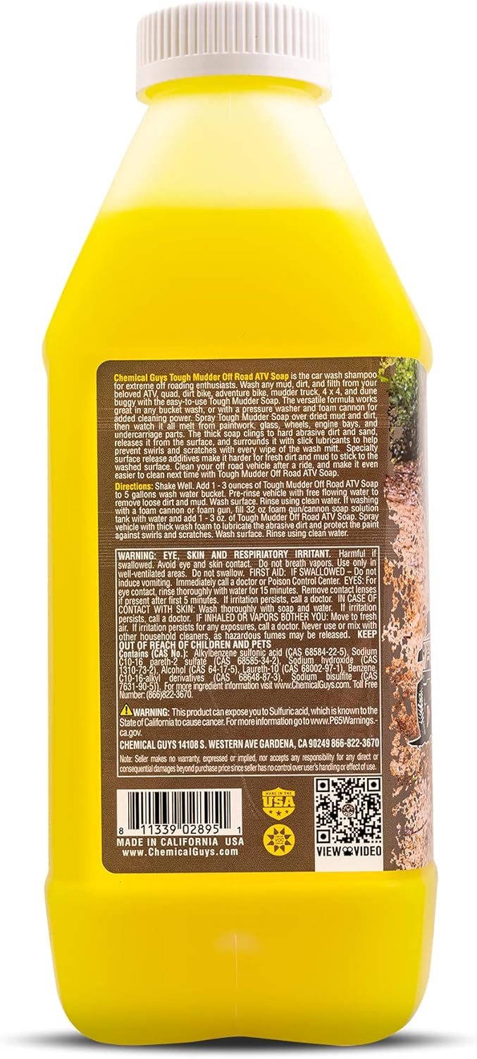 Buy Chemical Guys CWS202 Tough Mudder Foaming Truck, Off Road and ATV and RV Heavy Duty Wash