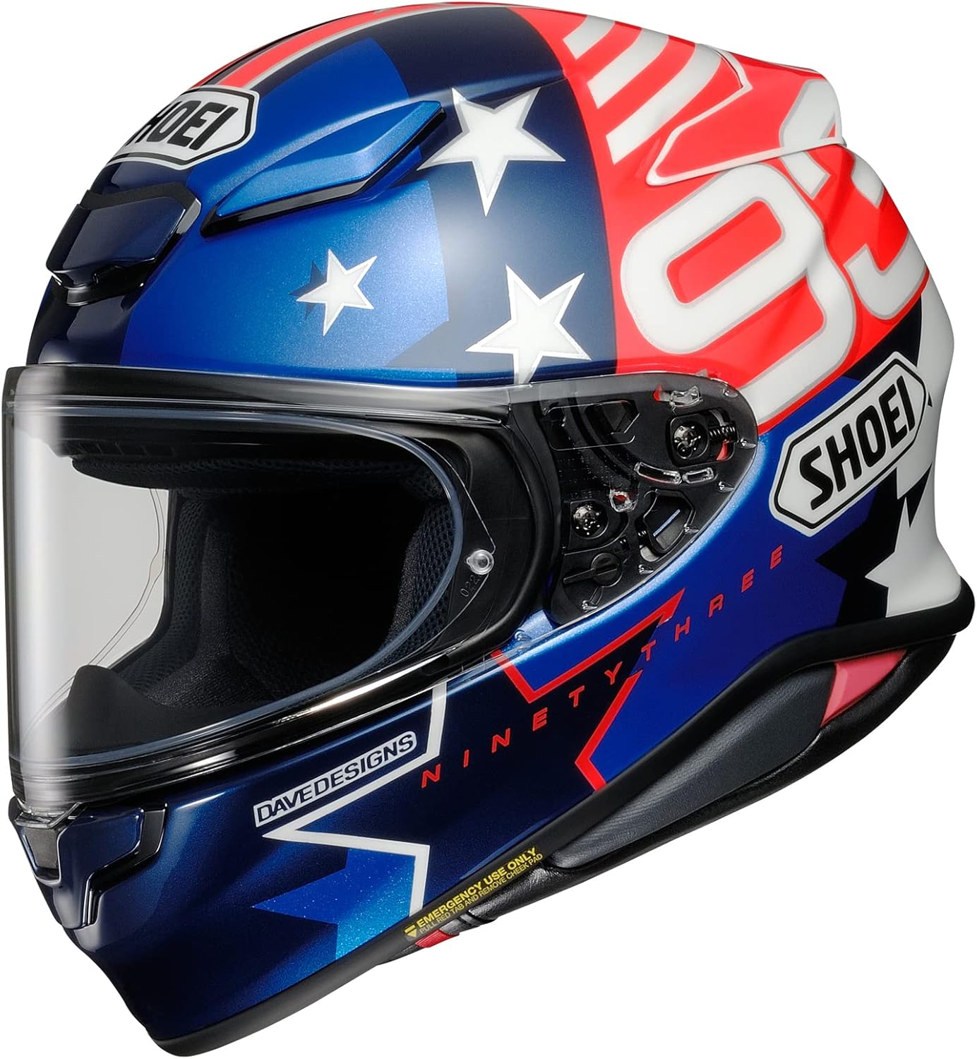 Shoei RF-1400 Marquez American Spirit Full Face Motorcycle Helmet