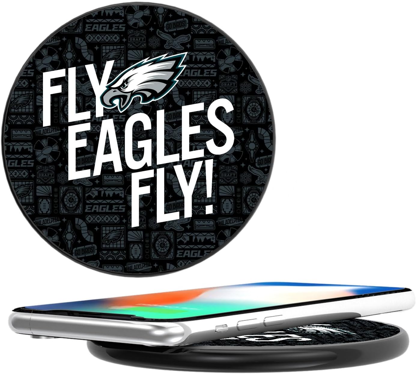 Keyscaper Philadelphia Eagles 15 Watt Wireless Induction Charger