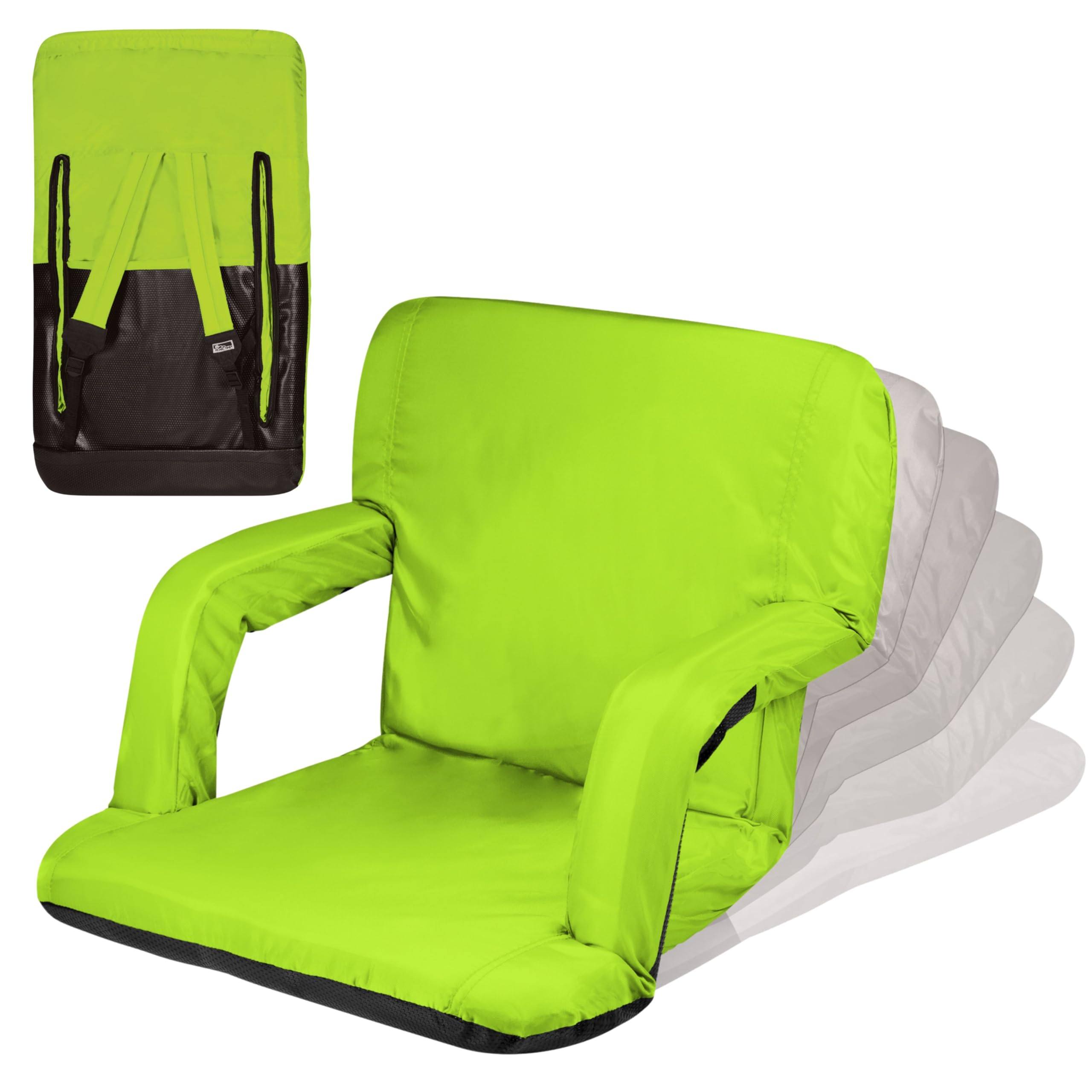ONIVA a Picnic Time brand Ventura Reclining Stadium Seat with Back  Support, Bleacher Seat
