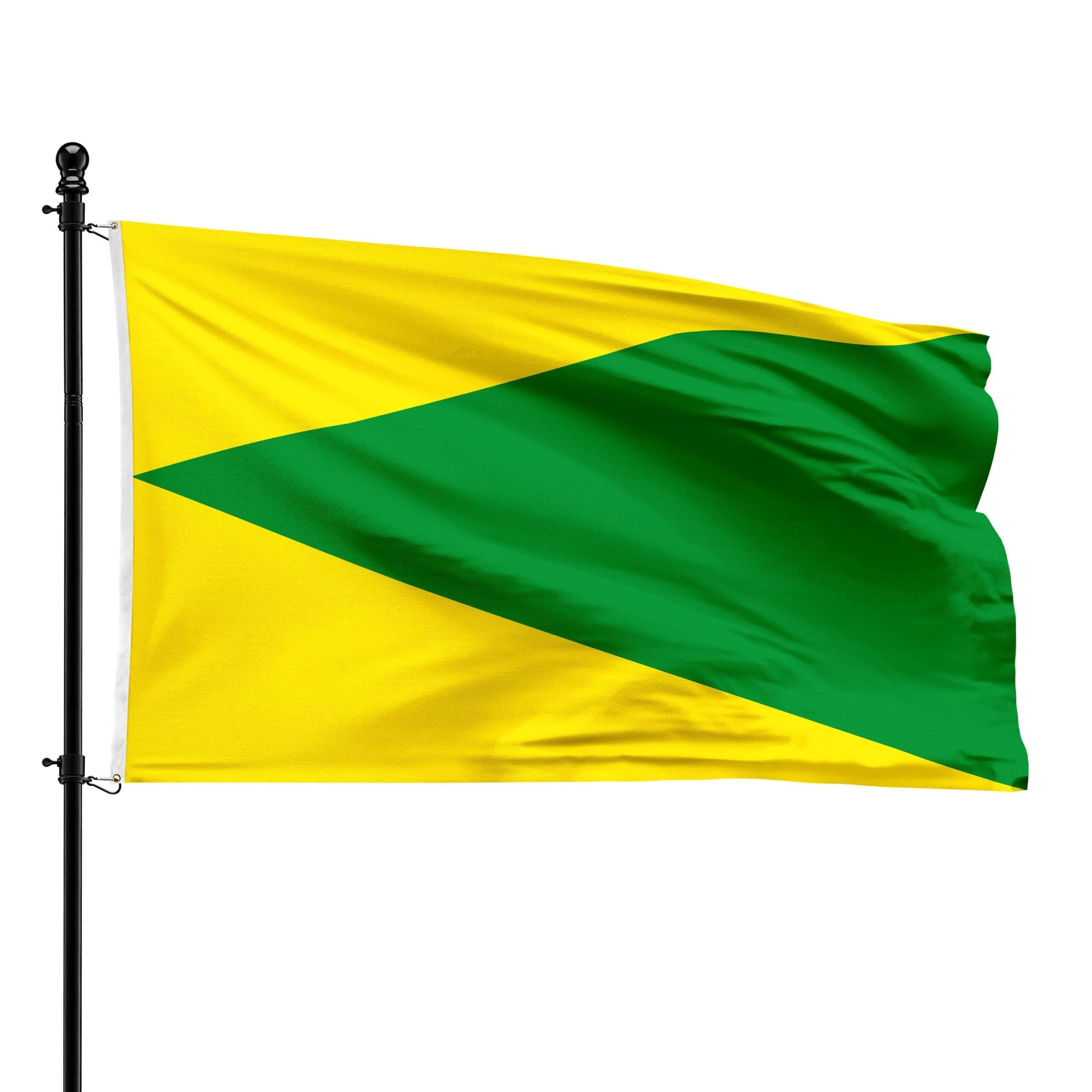Bandera de Houyet sin decoloración con costuras reforzadas para colgar en fachadas
