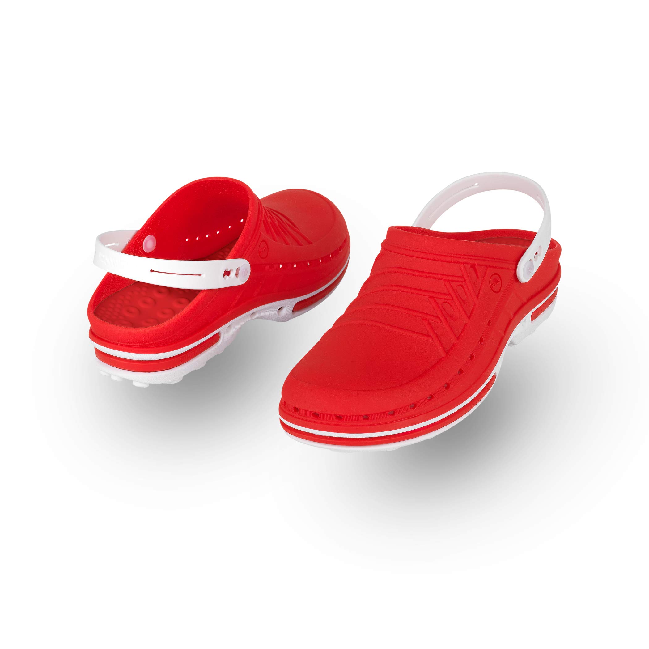 WOCK Clog con Cinturino e Steri-Tech Soletta, Zoccoli Lavoro Sanitario Donna e Uomo - Sterilizzabile, Antistatico, Traspirante e Antiscivolo