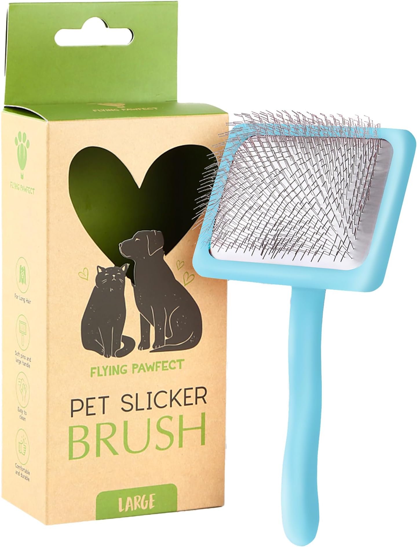 DOUTMOST Dog Slicker Brush for Goldendoodles, Poodles
