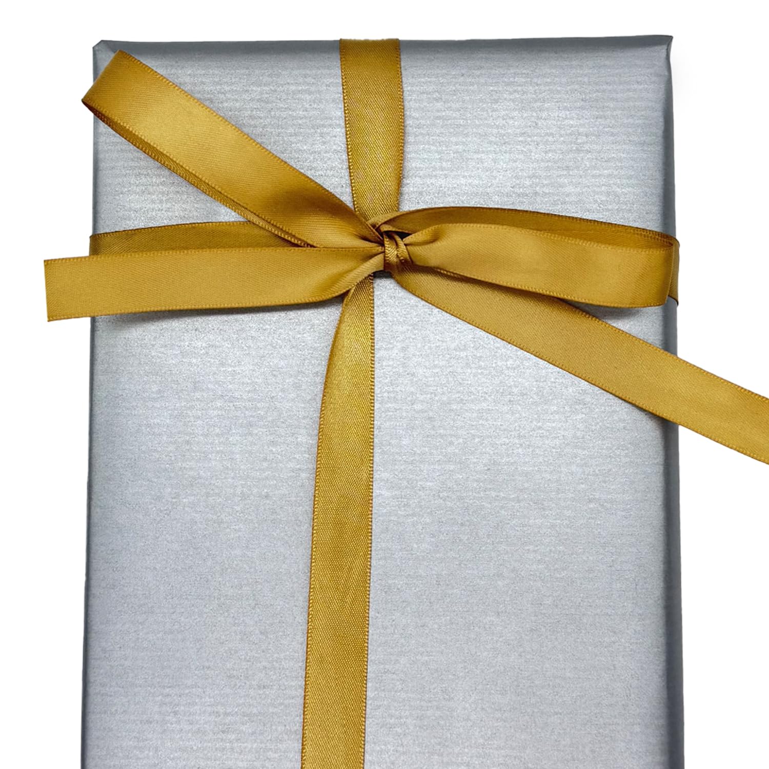 PAKOT | Rollo Papel de Regalo Kraft Verjurado Plata - Bobina Grande 70CM X 100M - Ideal Regalos de Lujo y Comercios