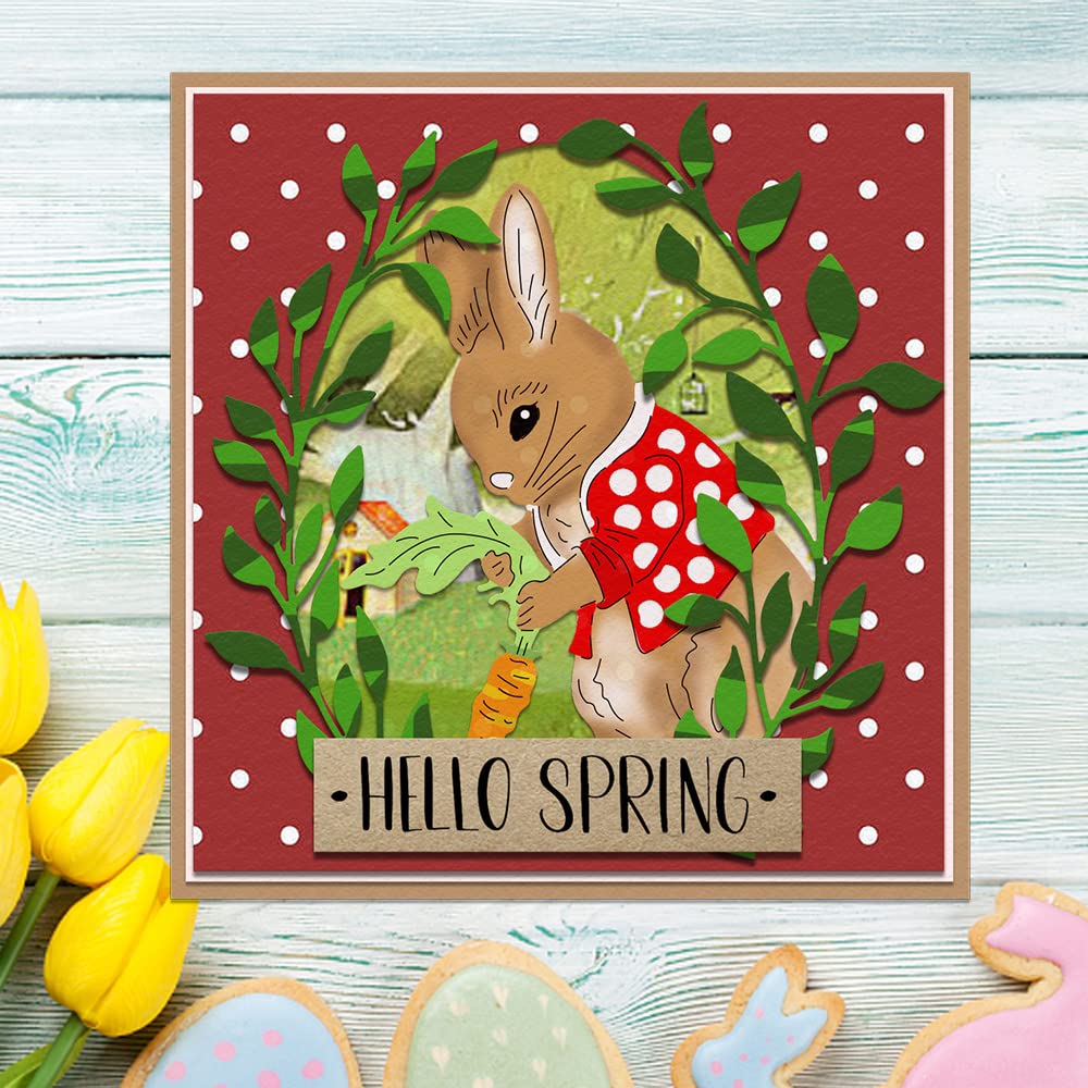 Lot De 2 Matrices De Découpe En Métal En Forme De Lapin De Pâques Pour