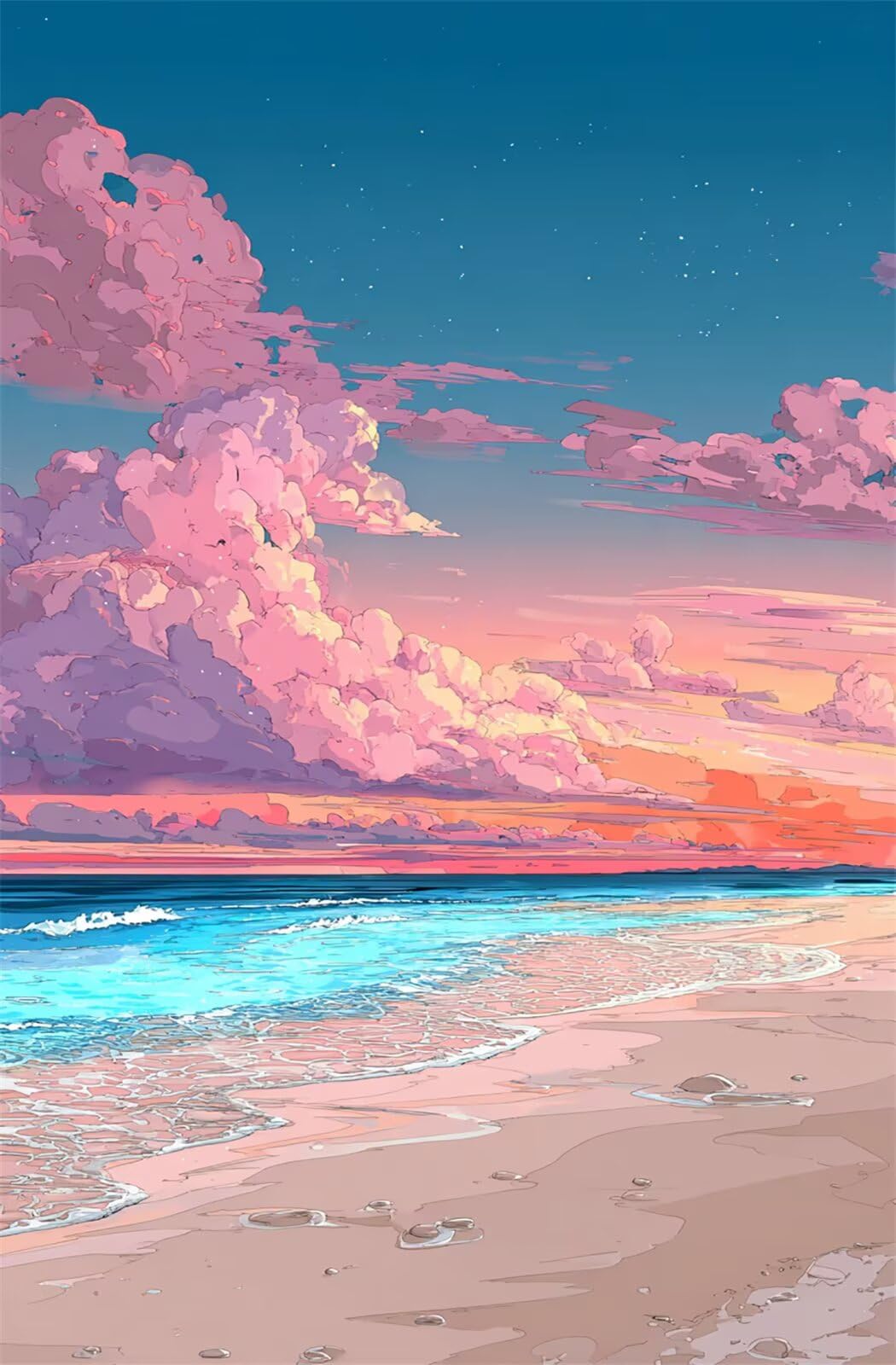 Puzzle 1200 Pezzi per Adulti Paesaggio Spiaggia Gioco Educativo Divertimento Impossible Difficile Puzzle per Adulti 1200 Pezzi 75 x 50 cm