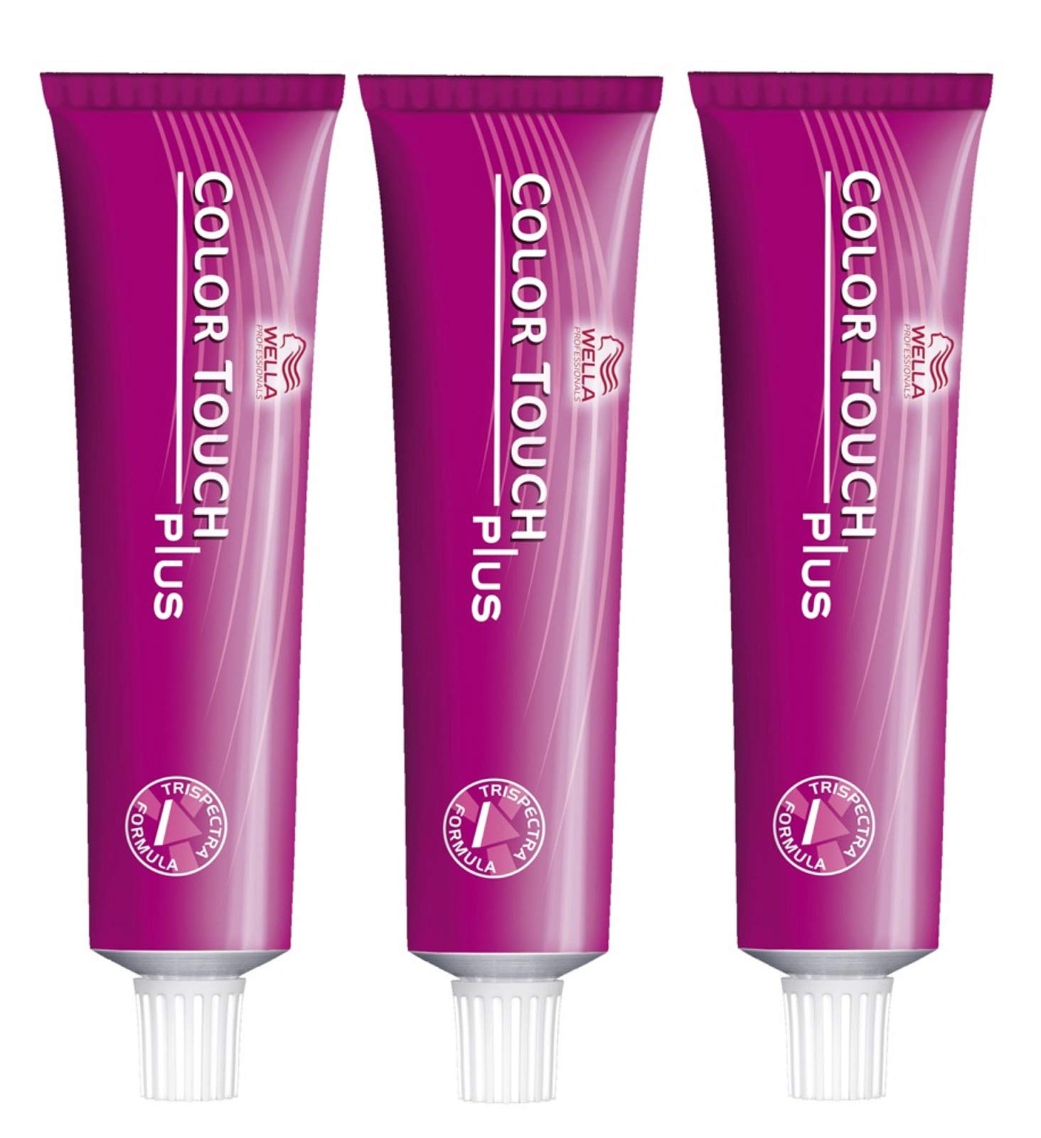 3er Wella Professionals Color Touch Plus 77/03 Mittelblond Intensiv Natur Gold 60 ml
