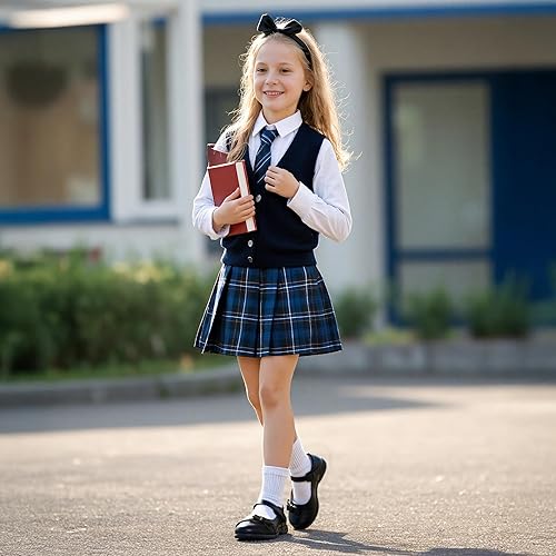Miniatura 2 de DREAM PAIRS Zapatos planos de uniforme escolar para niñas Mary Jane (niño pequeñoniño grande)