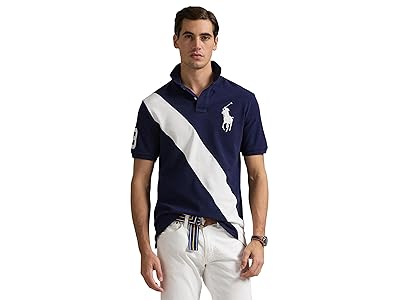 Polo Ralph Lauren Custom Slim Fit Big Pony Mesh Polo Shirt Men