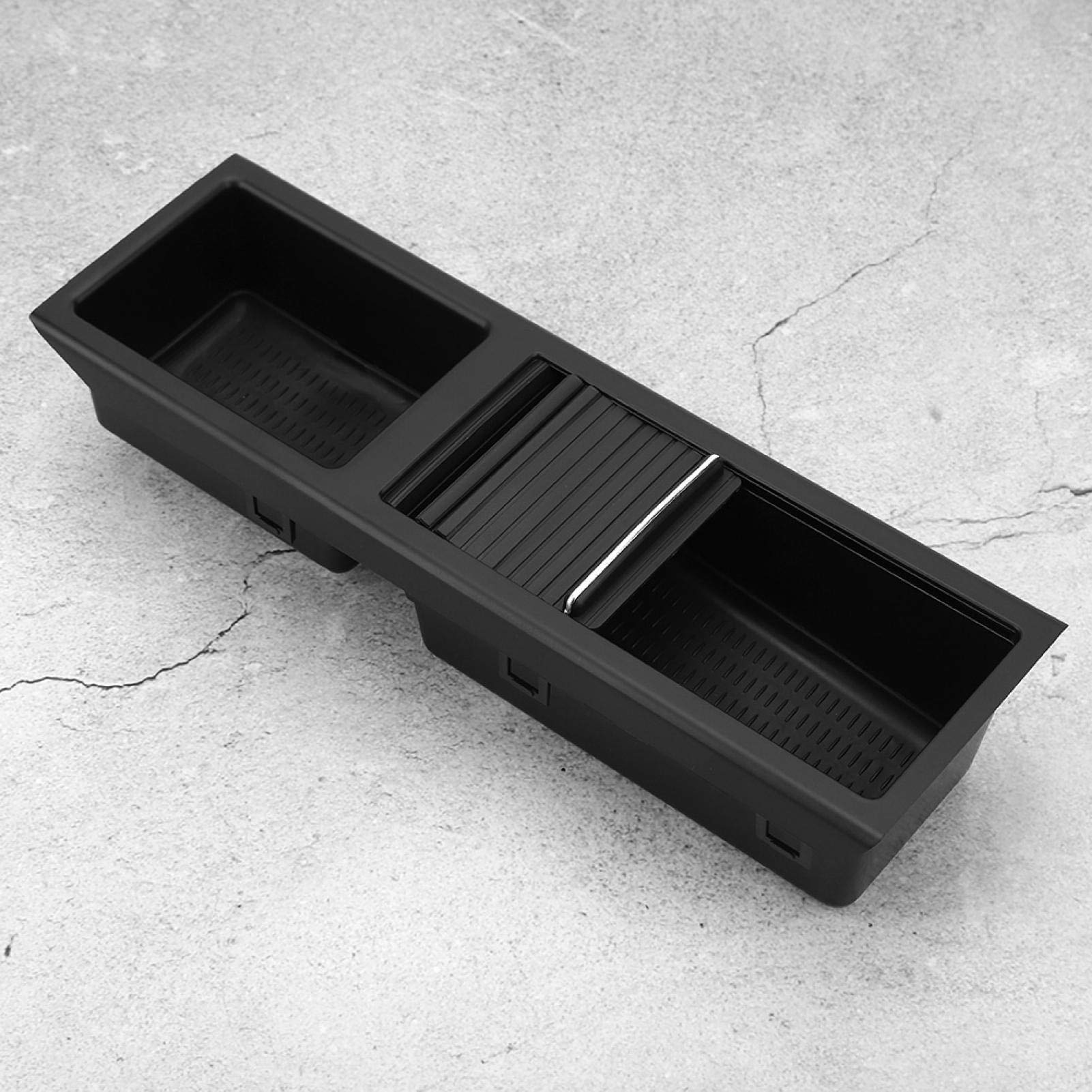Akozon Piezas de la consola Car Center Console Bandeja de almacenamiento Inserto 51167038323 Ajuste para 3 Series E46 1998 & # 8209; 2007, e46 compartimento central de la consola