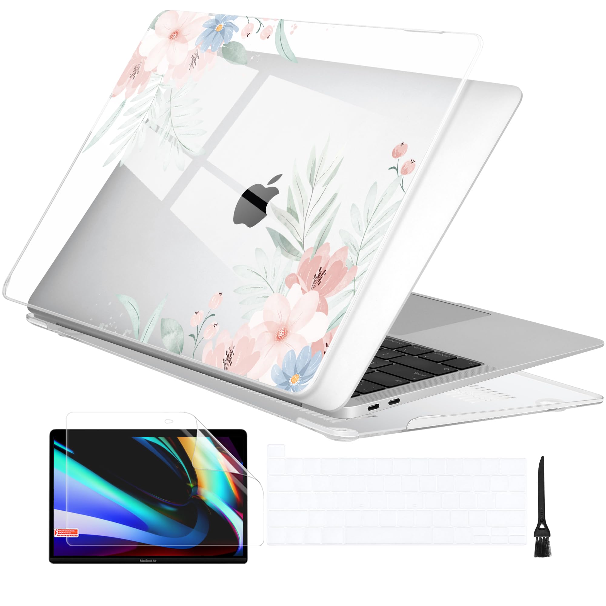 Batianda Stylish Design Case for New MacBook Pro 13 Inch 2022 M2 Chip and Model A2338 M1 A2251 A2289 2021 2020 Release,3D Painted Hard Shell with