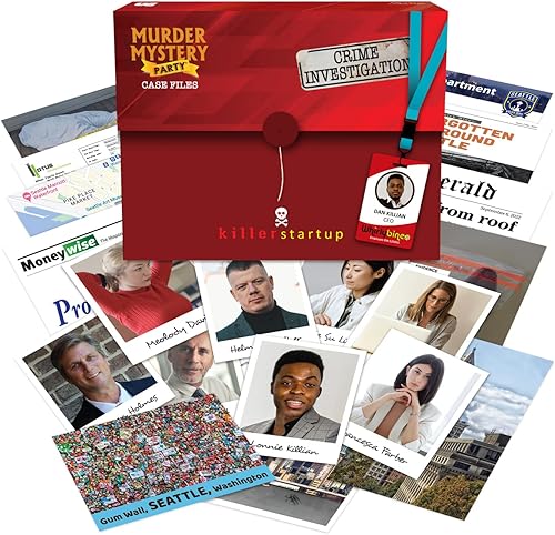 Murder Mystery Party Archivos de casos: inicio asesino para 1 o más jugadores a partir de 14 años