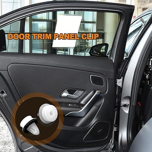 Miniatura 7 de 25 clips para panel de moldura de puerta, retenedor de panel de moldura de puerta, compatible con Mercedes, OE 000-991-86-98