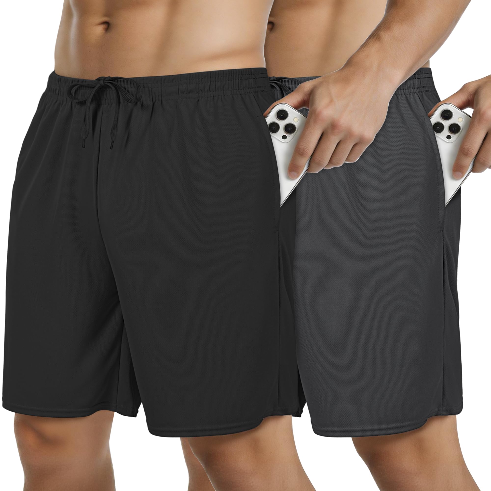 40% OFF EMPTYPOP Mens Athletic Shorts--2-Pack