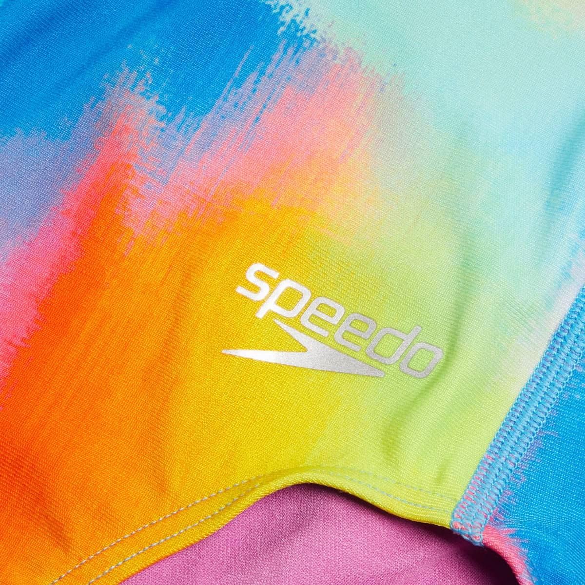 Speedo Ragazze Allover Lane Line Indietro