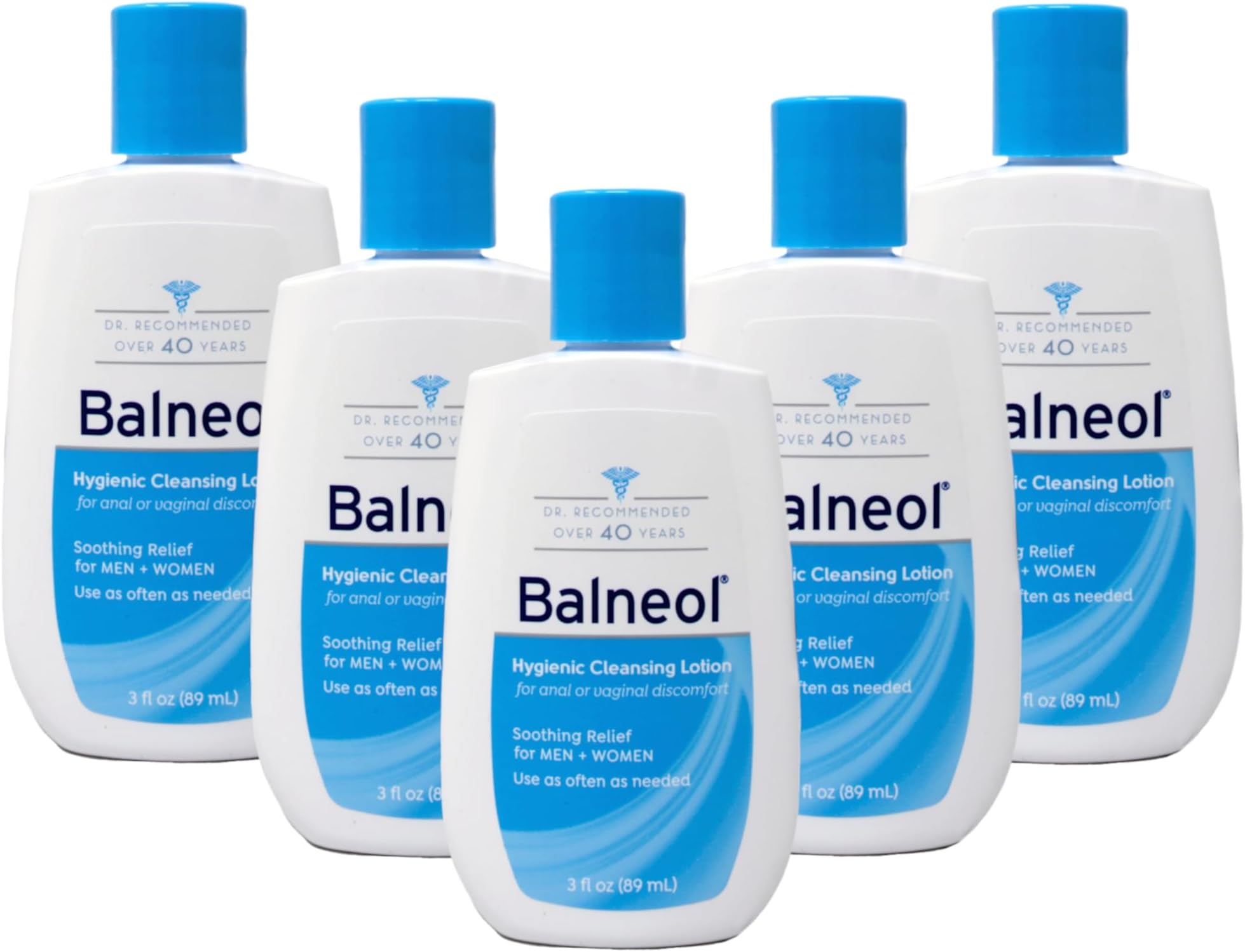 Balneol Hygienic Cleansing Lotion 3 oz (Pack of 5)