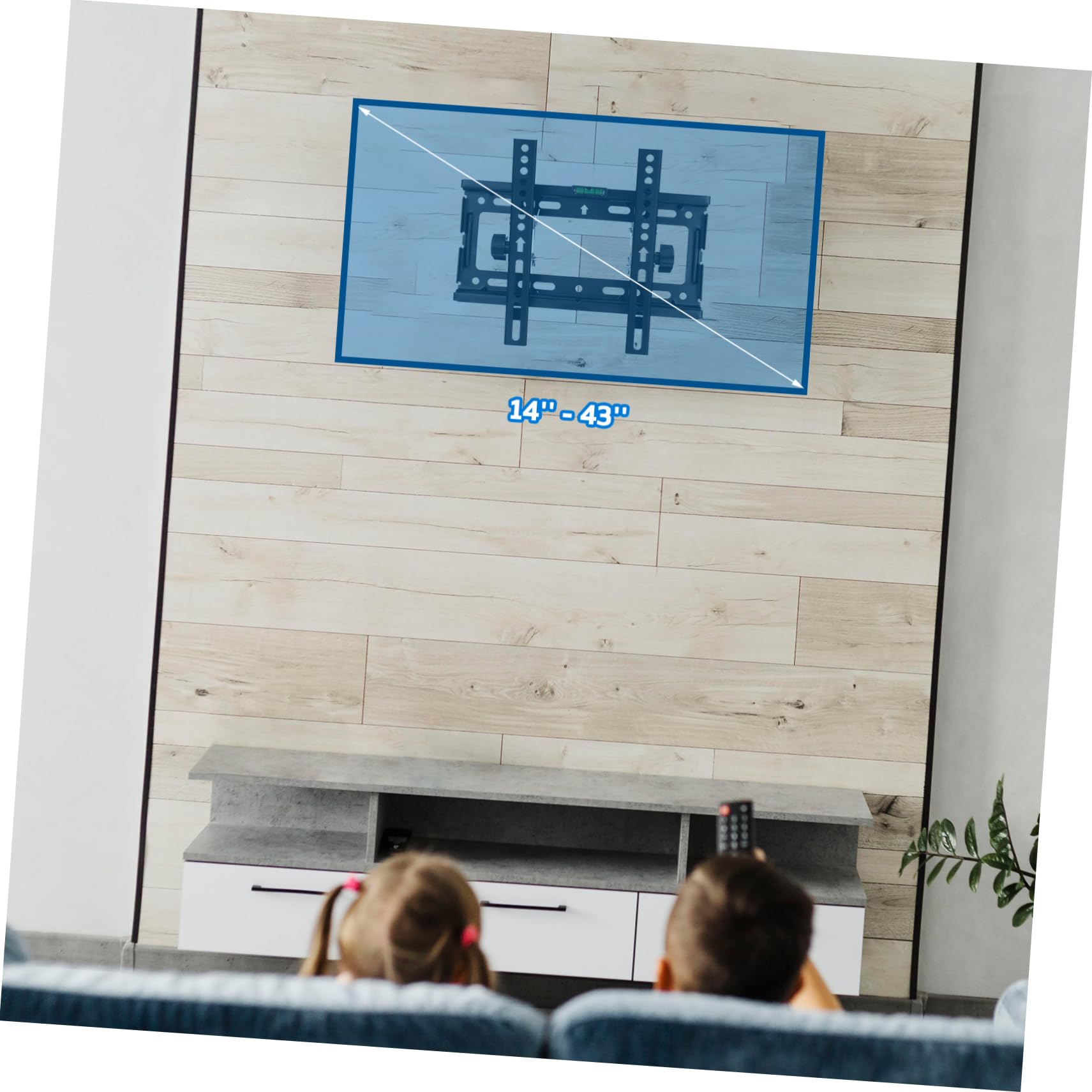 Tv da Regolabile per Televisori da Design e Moderno Facile Installazione per Esperienza