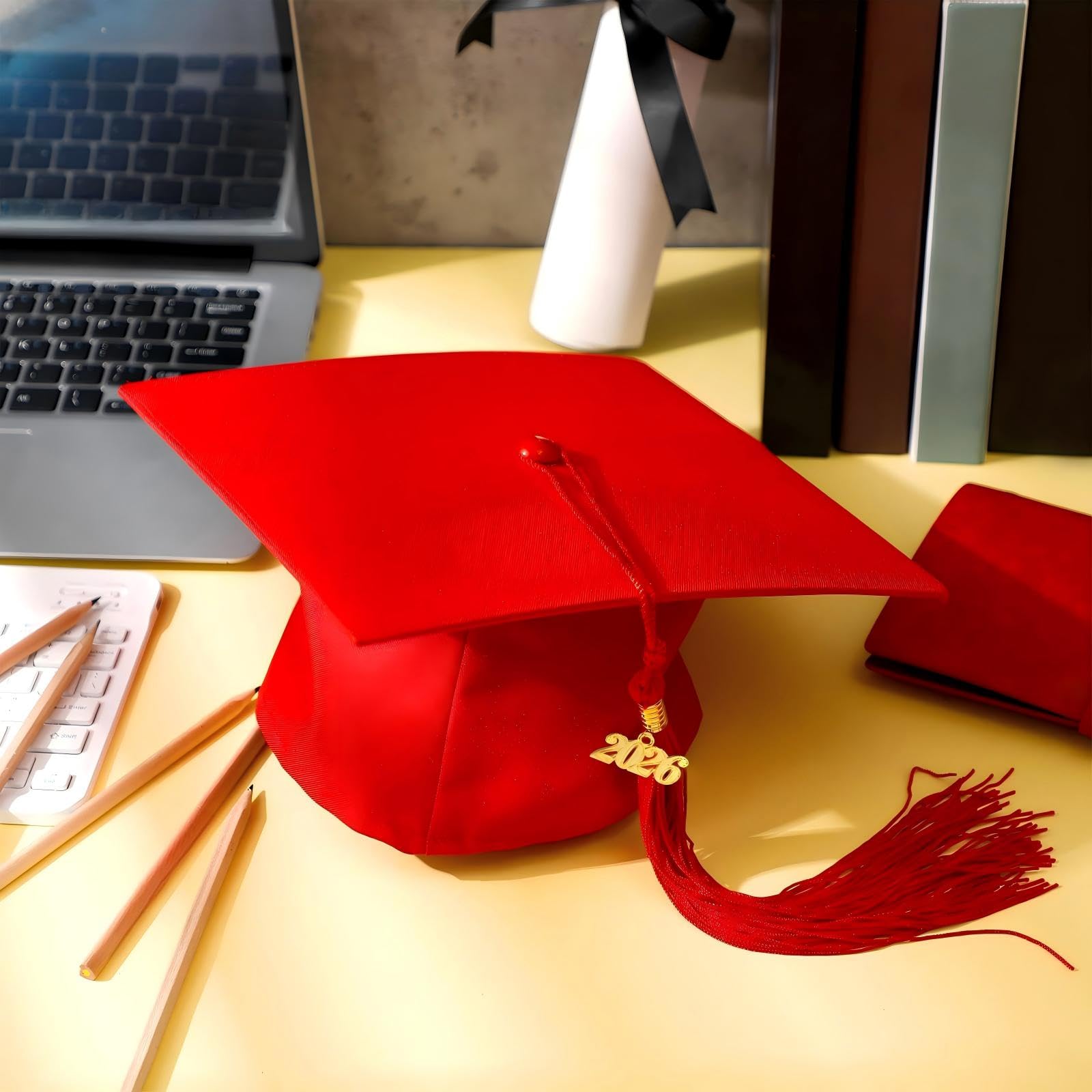 Berlune Gorras de graduación de preescolar 2026 para niños con borla de metal para preescolar