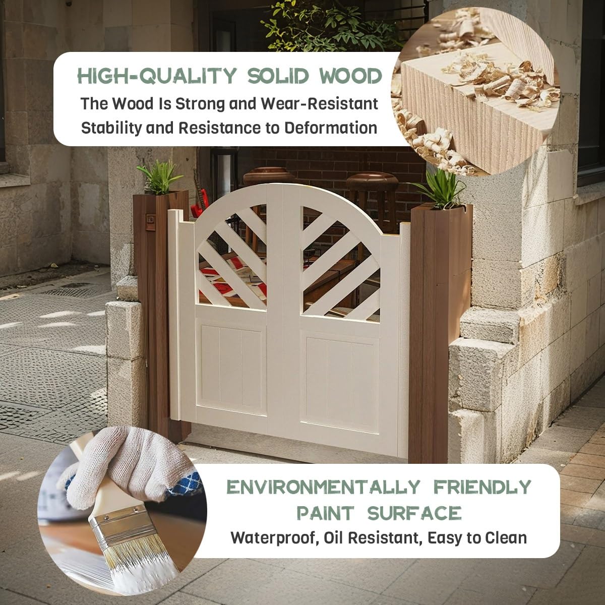 Porta Saloon Cucina, Porta Oscillante Interno in Legno, Porte Del Caffè, Doppia Apertura Terrace Louver Gate Cancello, Per Cucina Ristorante Terrazza