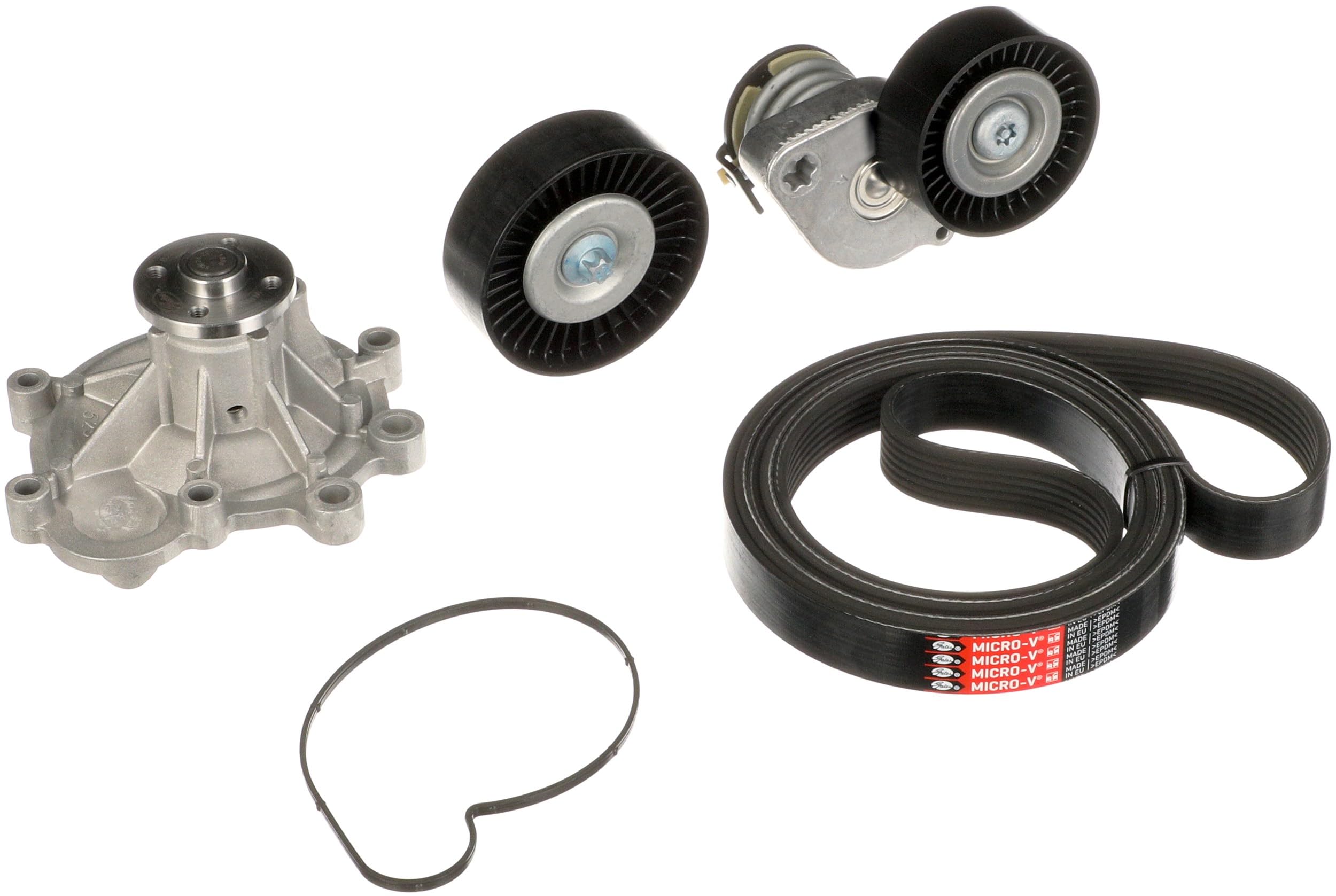 GATES KP17PK2418 Pompe à eau + kit de courroie d'accessoire avec pompe à eau noir